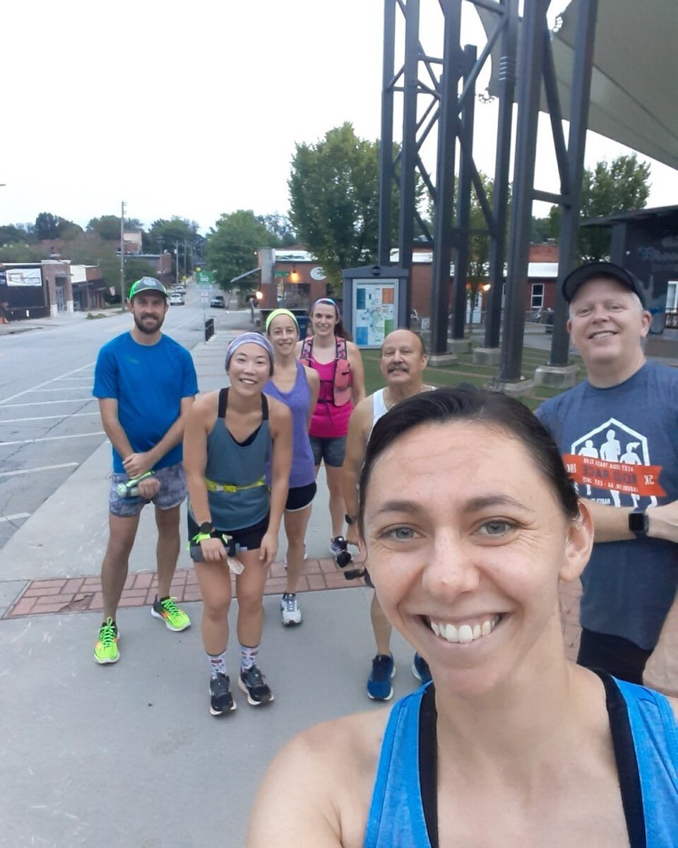 Amazing Saturday morning run with the crew! Who did you run with?!