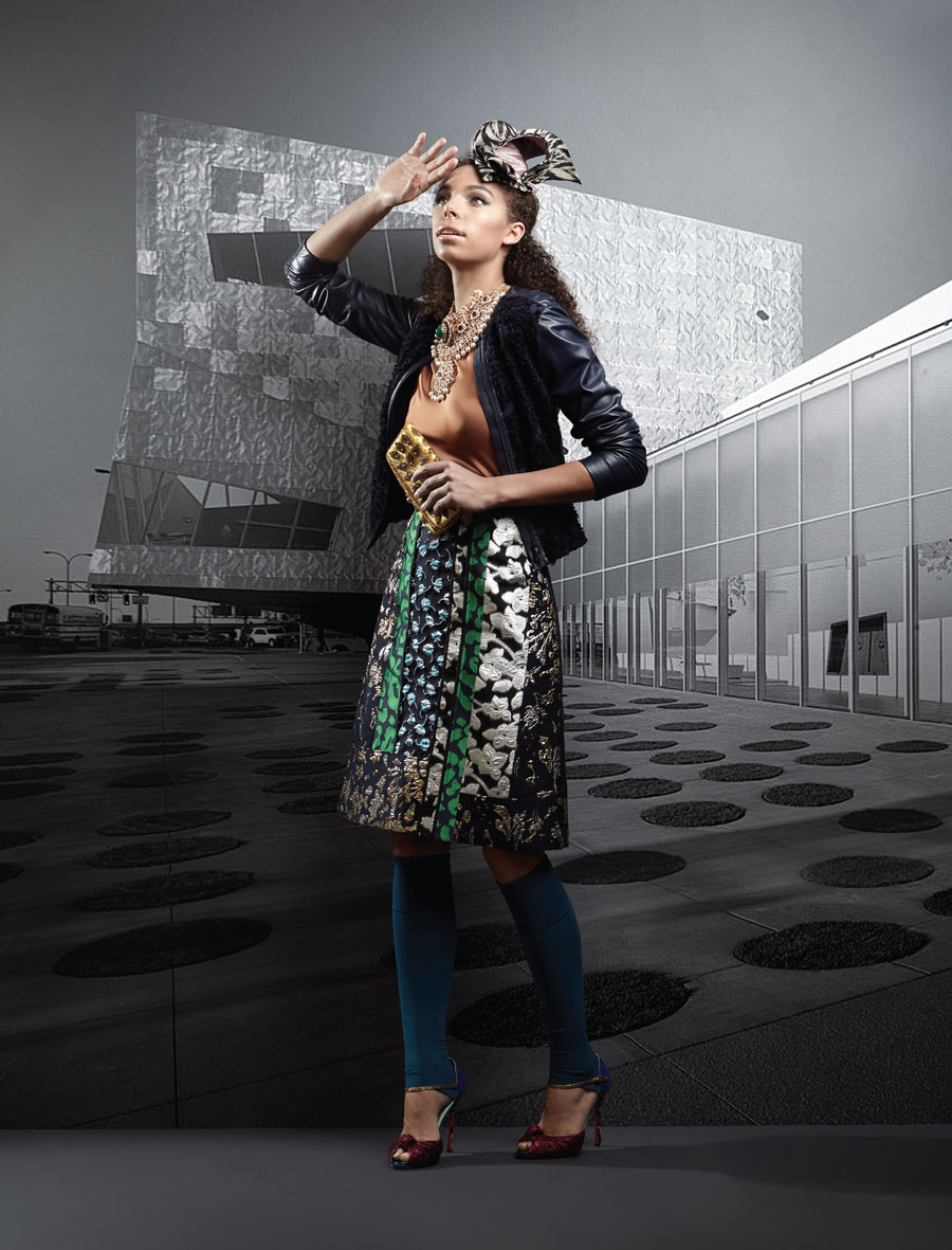 Photography: William Clark Styled By: Jahna Peloquin Model: Jayda, Ignite Models Make Up: Susan Frey Hair: Jen Hughes Hair Assistant: Margo Moen Photographer's Assistant: Greg Schaal Digital Tech/Retouching: David Anderson