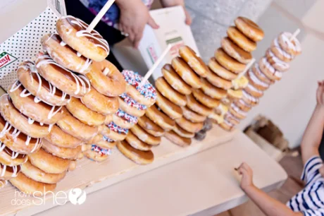 Donut Display via How Does She