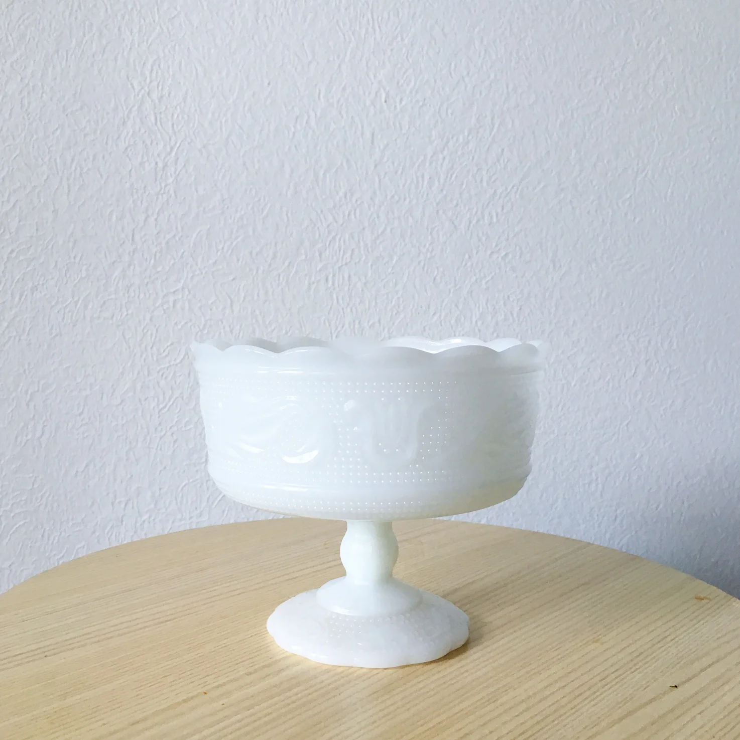 WHITE COMPOTE DISH (6)