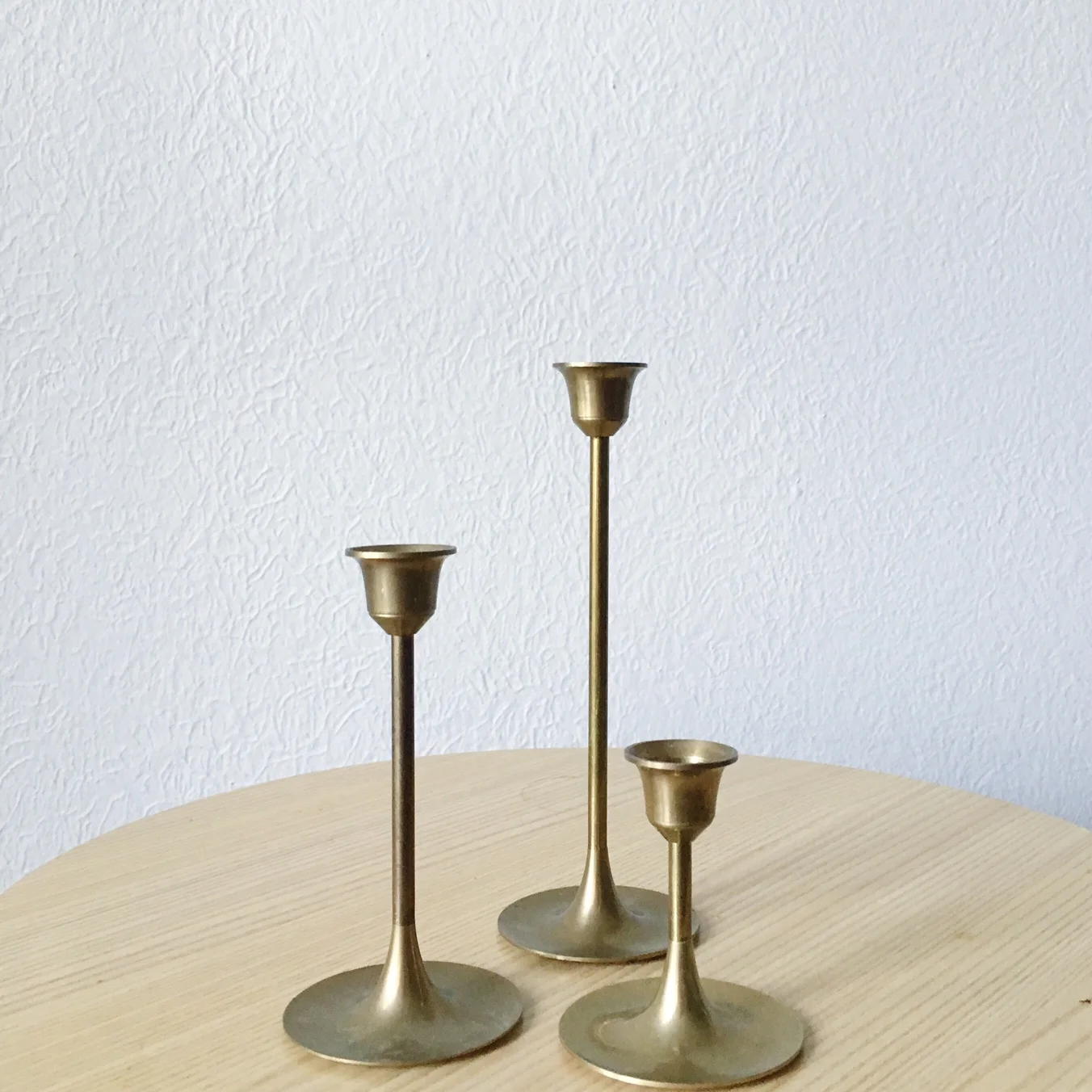 VINTAGE BRASS CANDLESTICKS