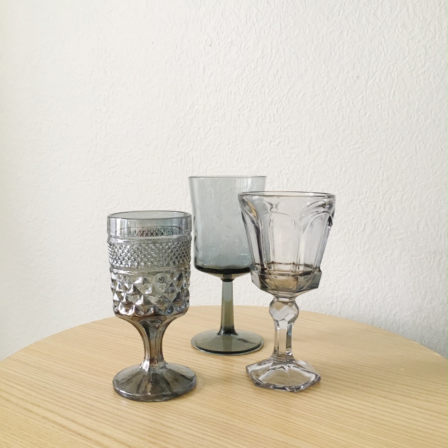 VINTAGE GREY GLASS (6)