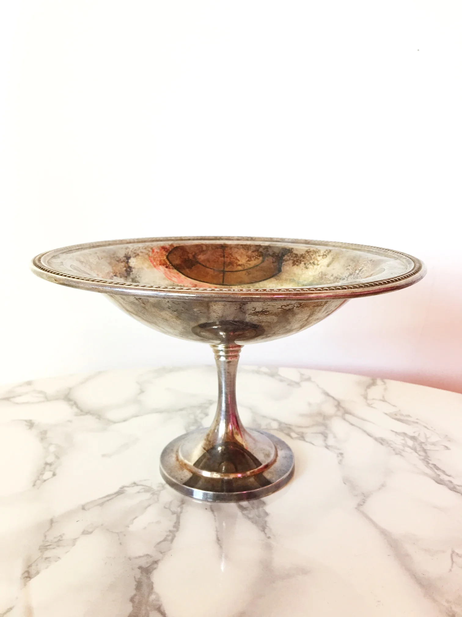 LARGE SILVER COMPOTE (1)