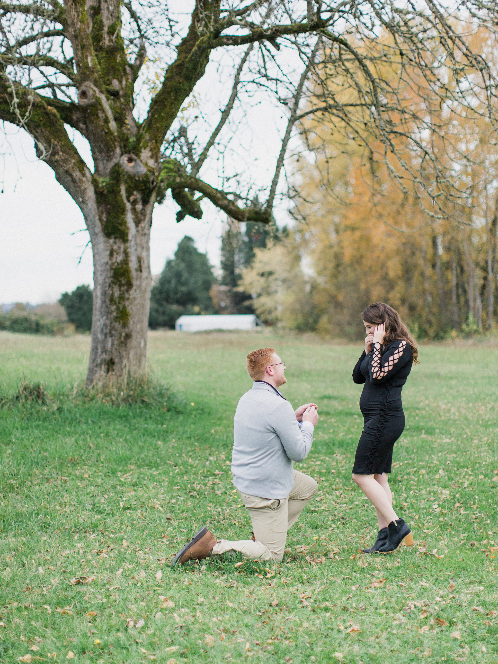 The proposal! PC: Katie Dessin Photography