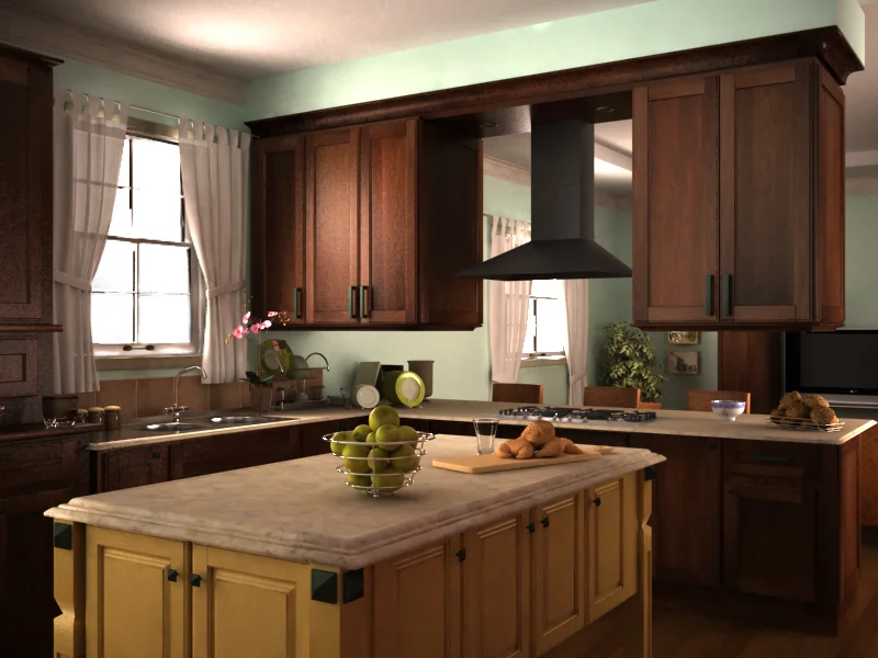 Masterbrand Kitchen 3D Scene