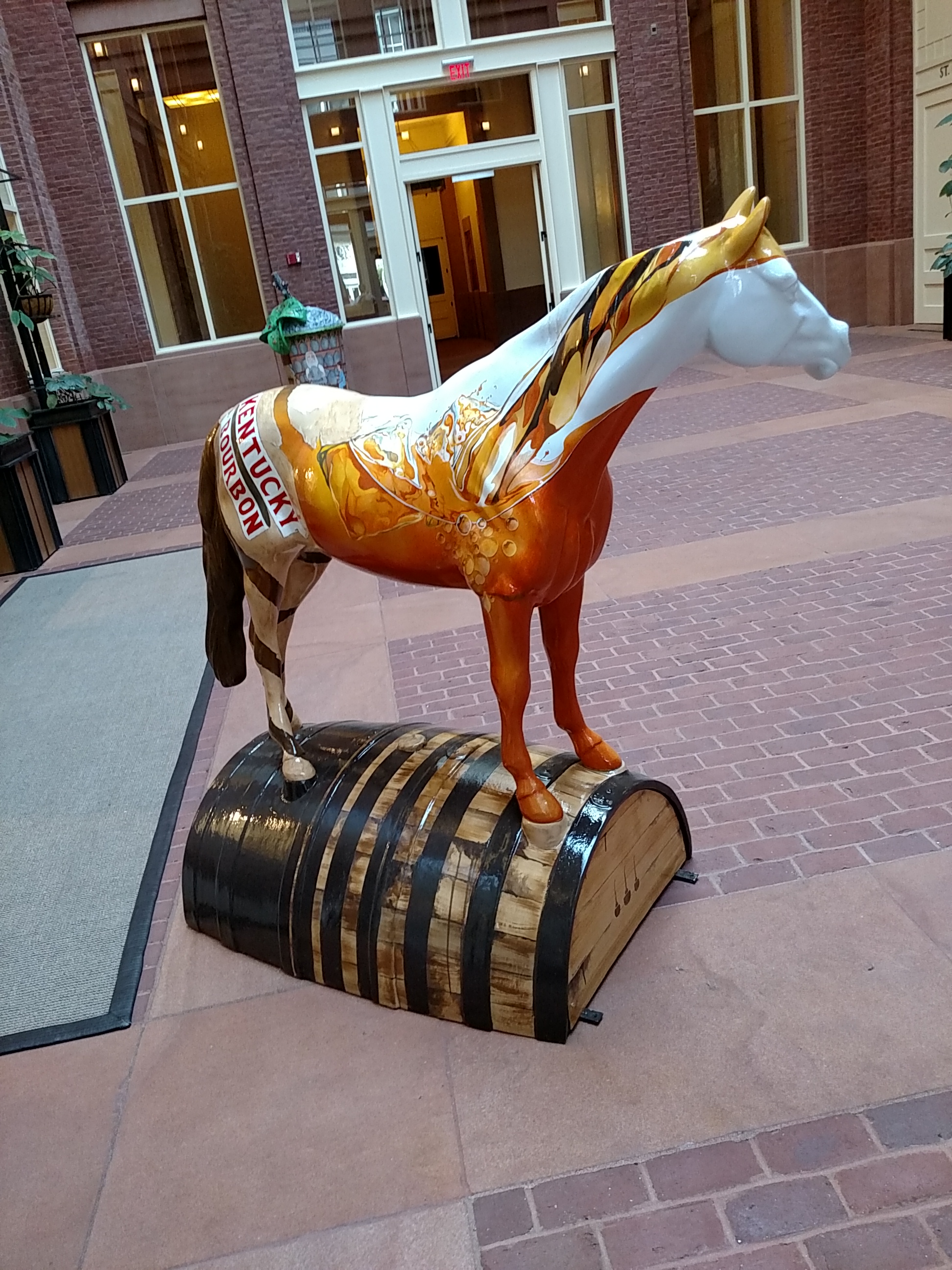 Horse on a Barrel