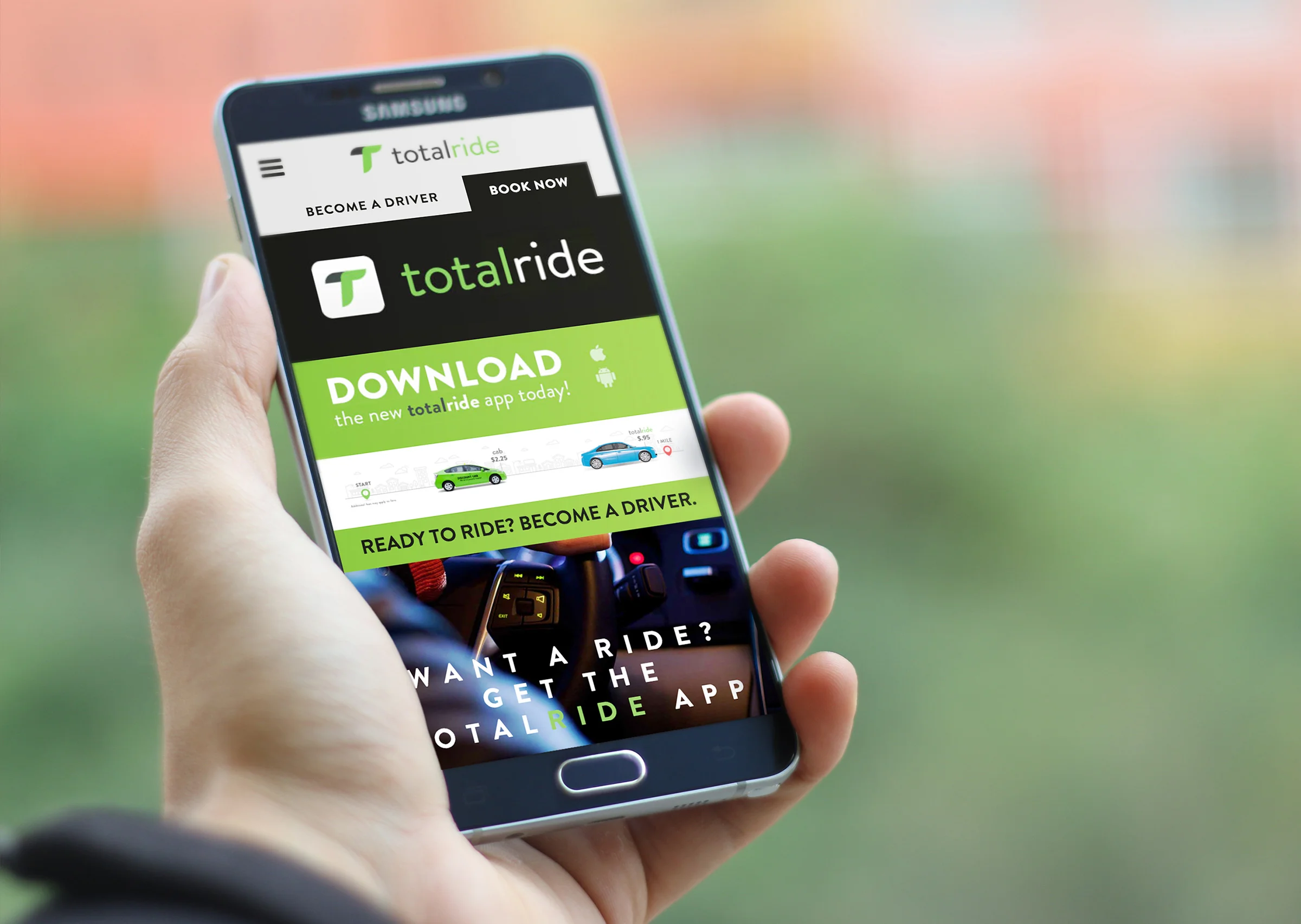App design and branding by Jennifer Bianchi for Total Ride