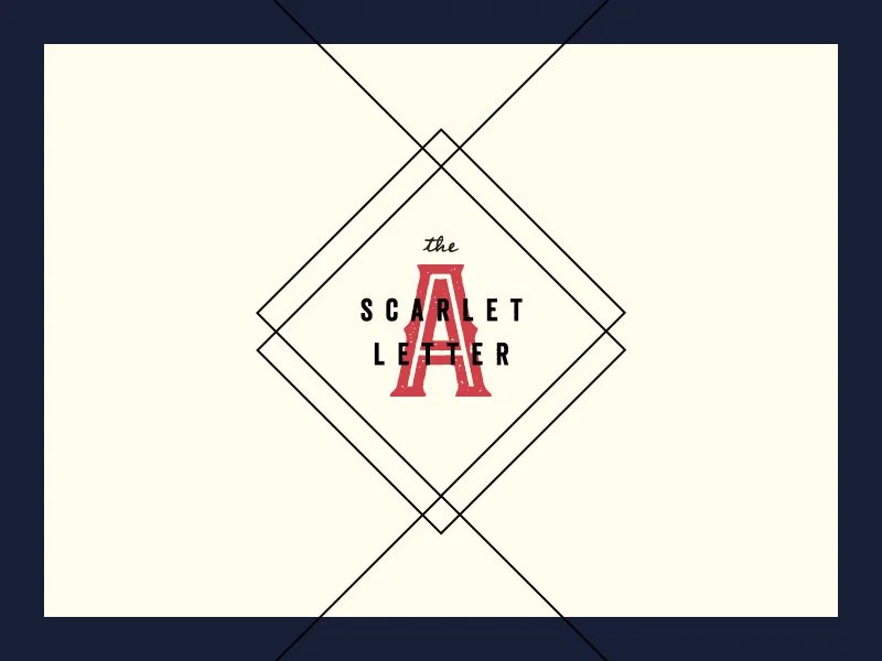 The Scarlett Letter 100 Days Project Marketing Collateral Design