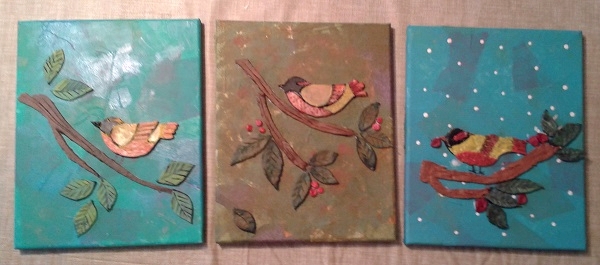 Also sent in by Lynne Farrow, done by her her and her friends at an art making get together.