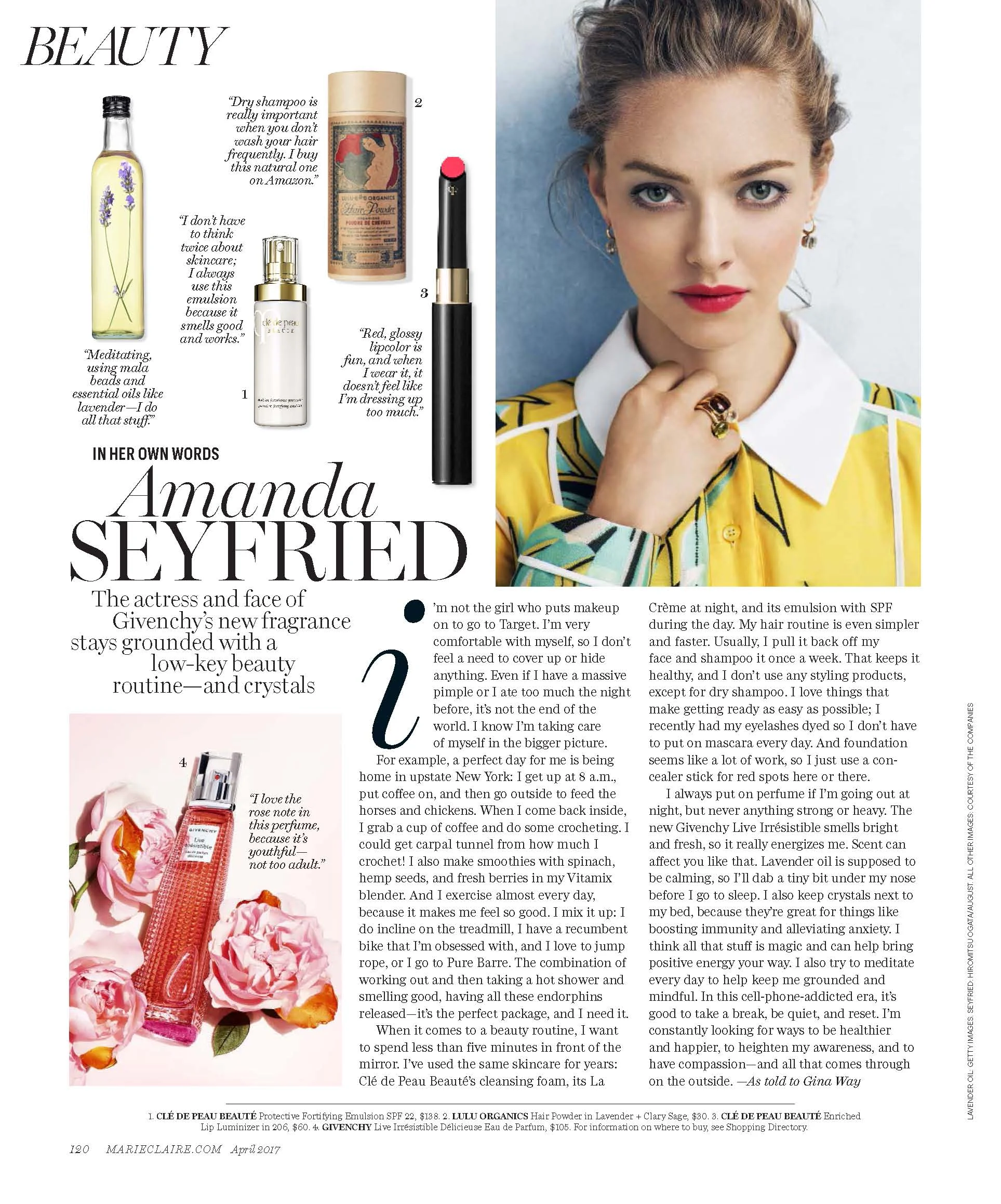 In Her Own Words Amanda Seyfried Gina Way