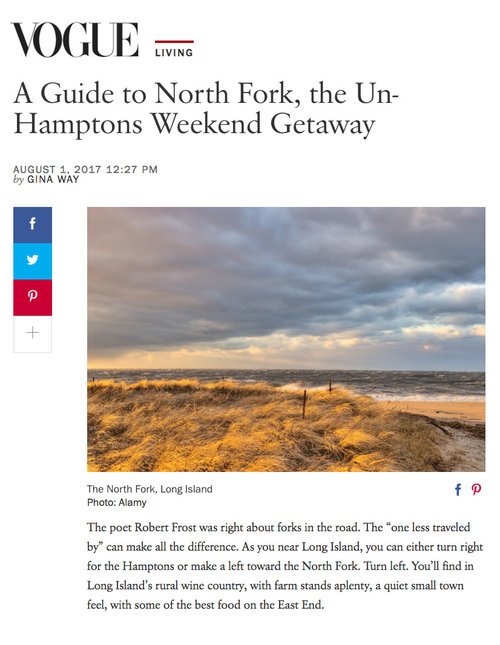 A Guide to North Fork, the Un-Hamptons Weekend Getaway
