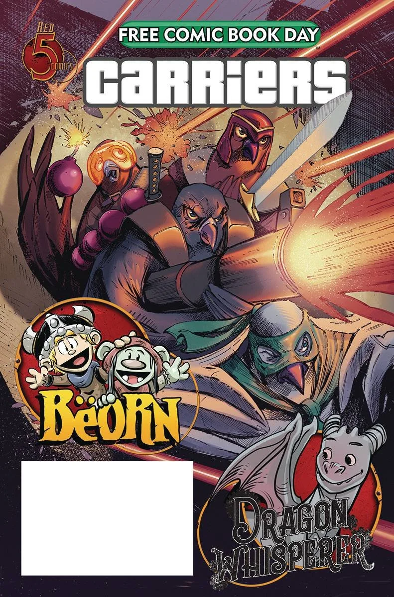 Red 5 Comics offers Carriers, Dragon Whisperer and Beorn for Free Comic Book Day
