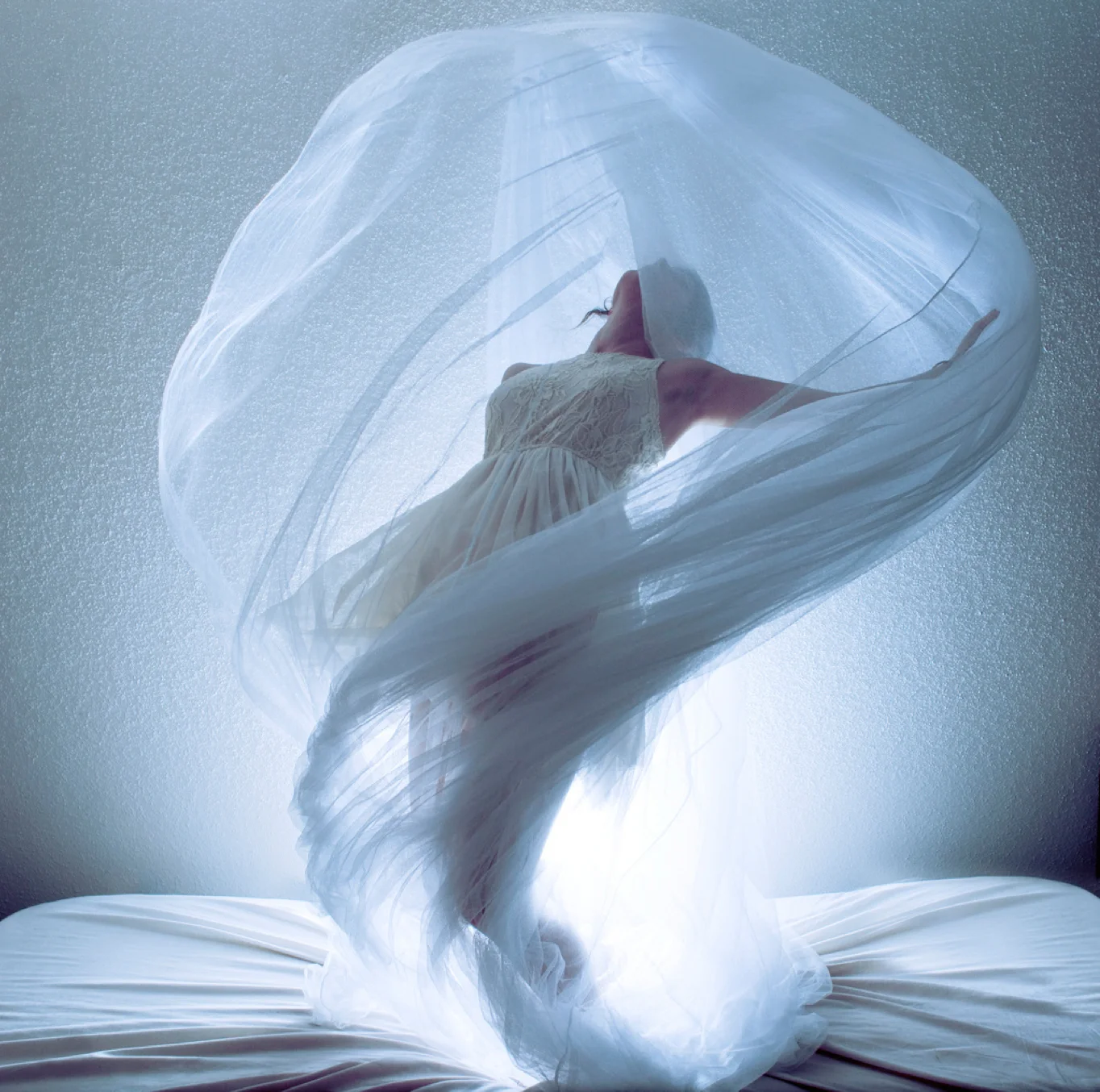 Girl in Tornado by Alexis Mire - A photographer I found on Flickr. This is from her earlier work which was experimental and largely based on school assignments. She had a series based on shooting a creative self portrait every day and she came up with a lot of unique imagery purely from experimentation. This image is one of my favorites of the simplicity and movement. She must have shot hundreds before getting exactly this. Her perseverance and willingness to do practically anything to get her shot is very inspiring.