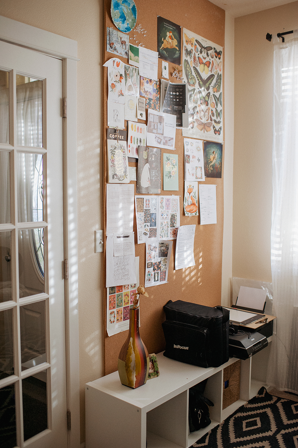 How To Install Your Own Cork Board Wall Area Elena Wilken How To Install Your Own Cork Board Wall Area Elena Wilken
