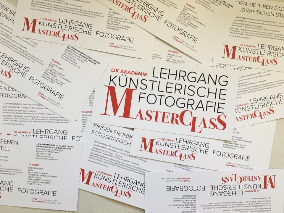 LIK Masterclass 2016/17 - Lehrgang künstlerische Fotografie 