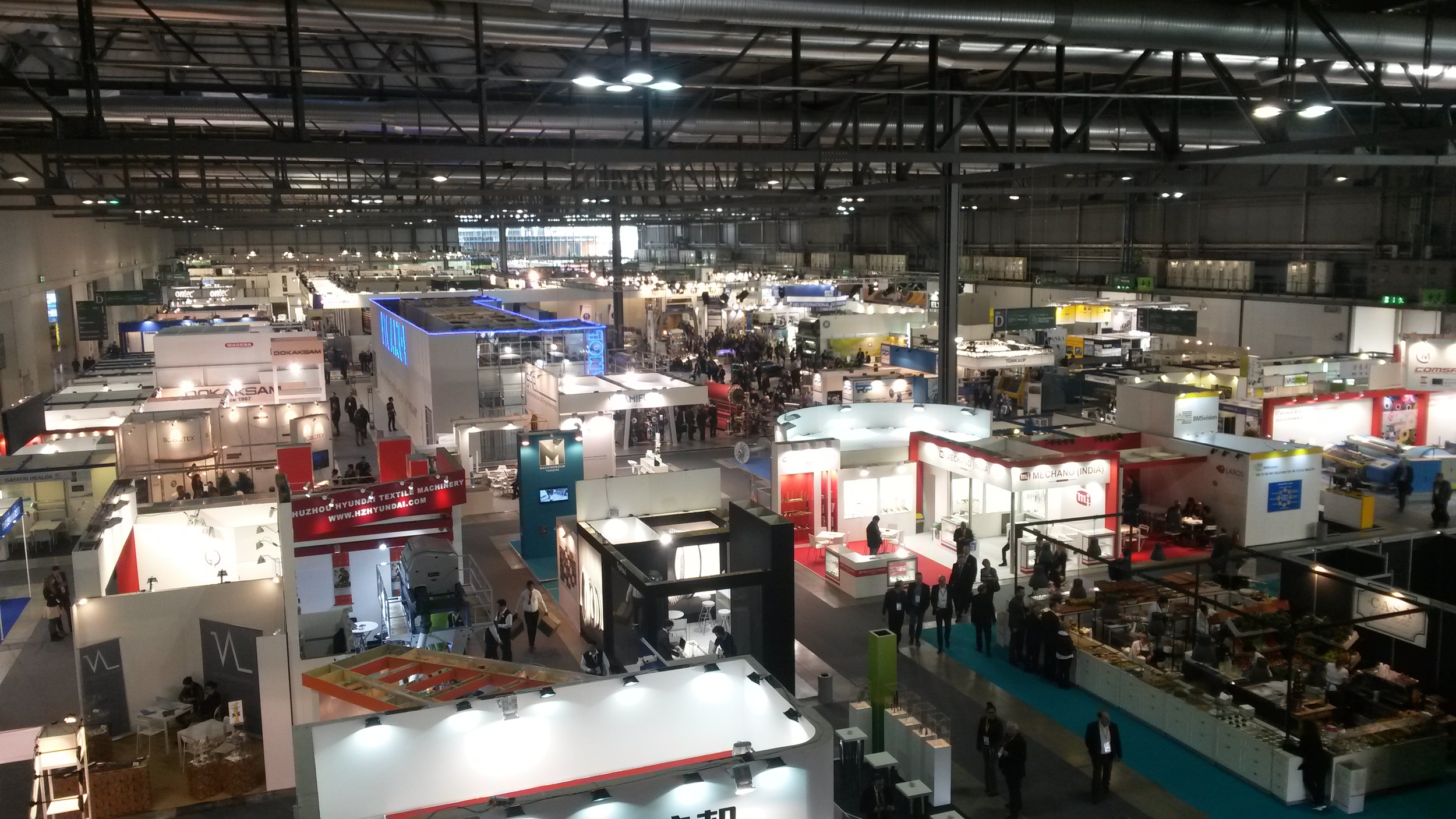 The Exhbition covers over 300,000 square feet