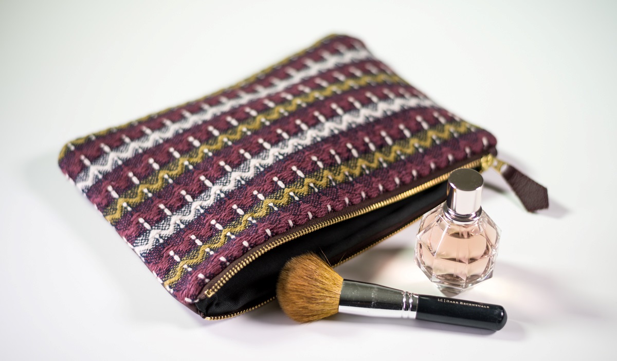 The 'Malham' woven clutch