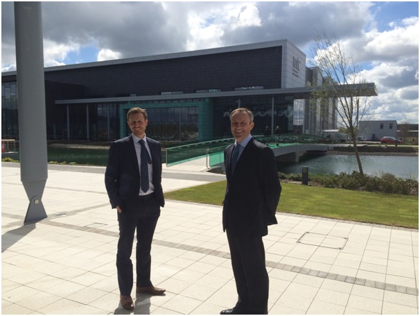 Directors Matthew Whitehead & David Midgley outside the centre.