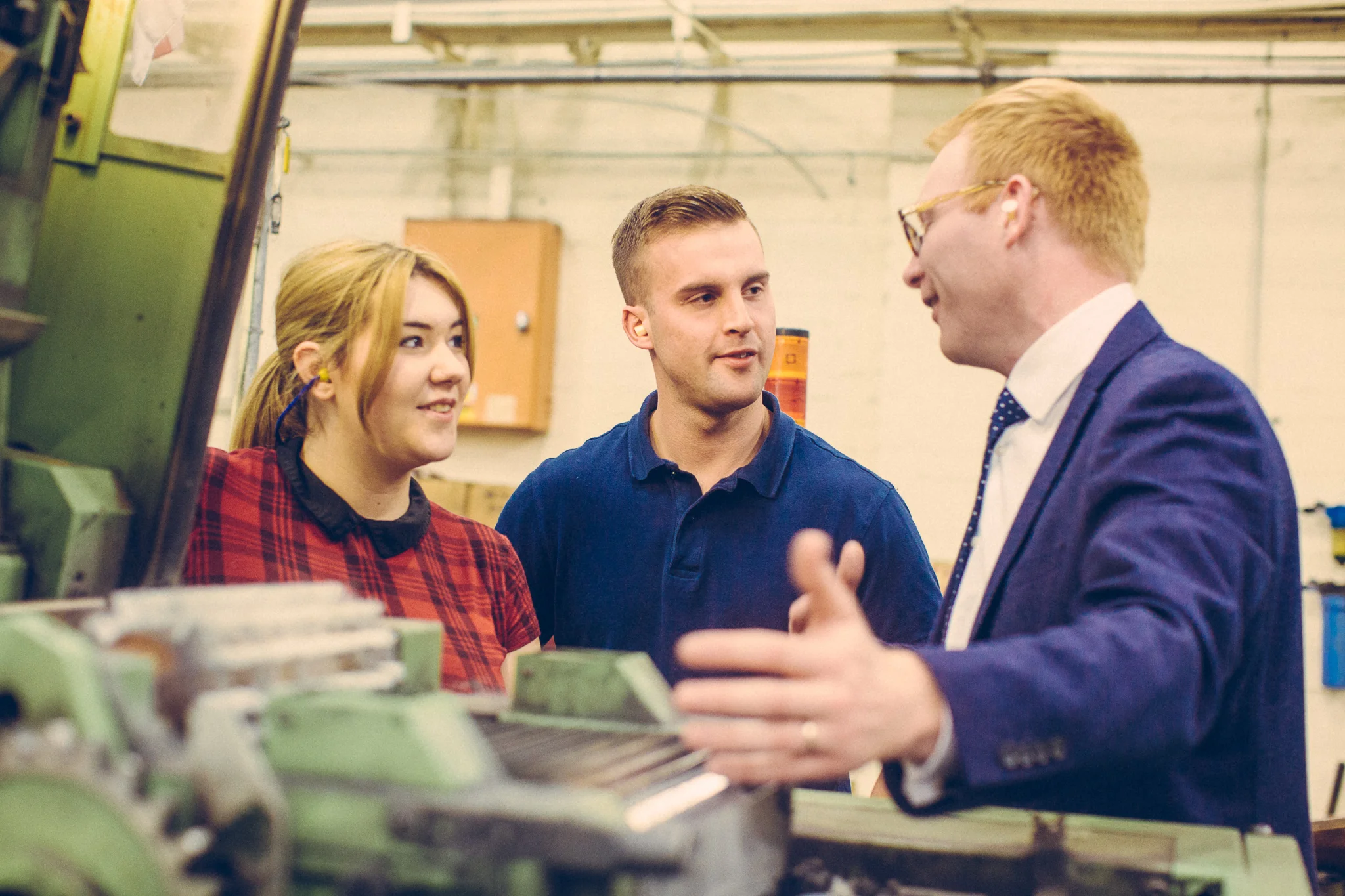 Trainees Alana Williamson & Ed Naylor with Sales Manager Gareth Jones