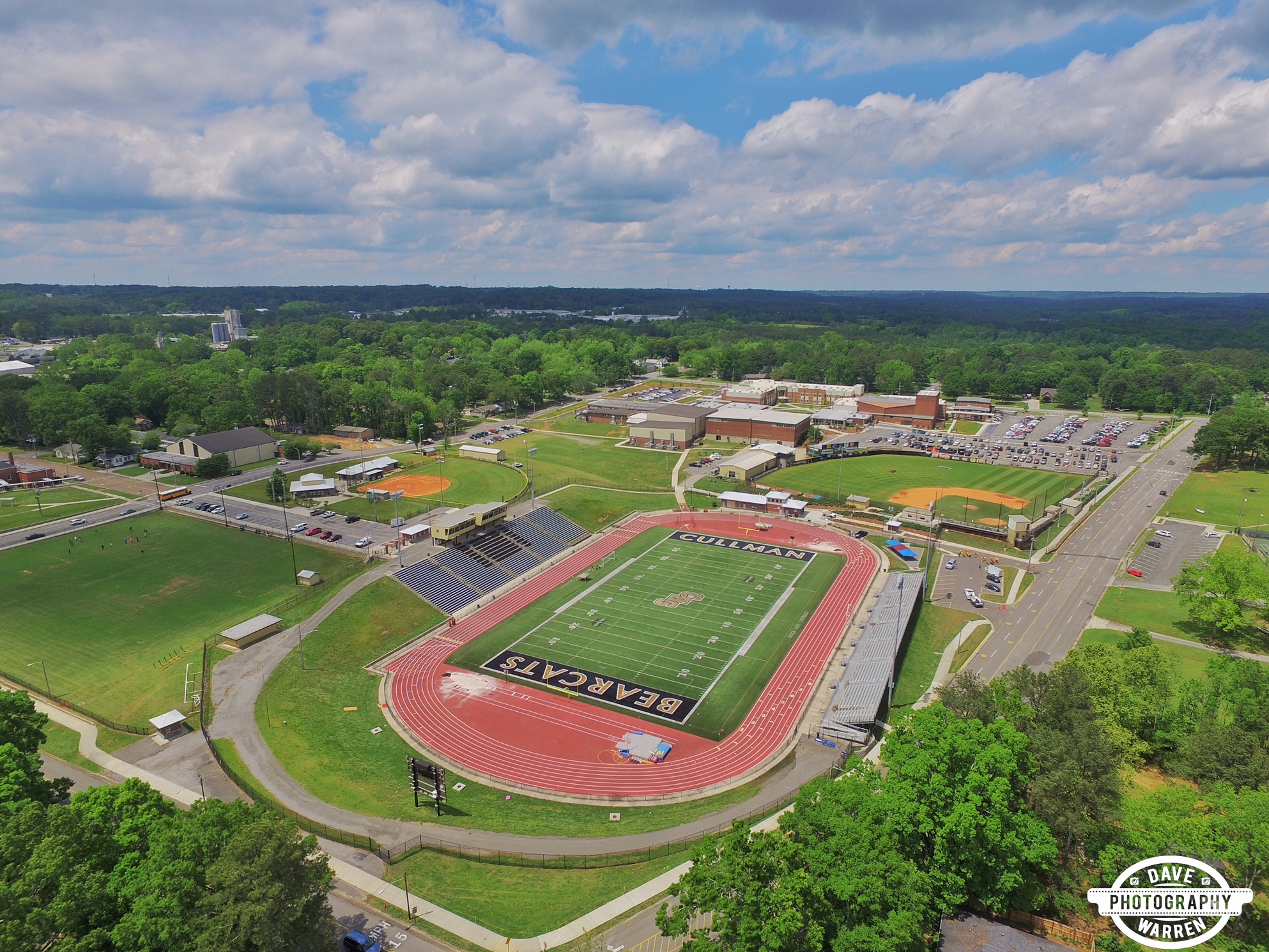 Cullman High School Alabama Aerial Photography