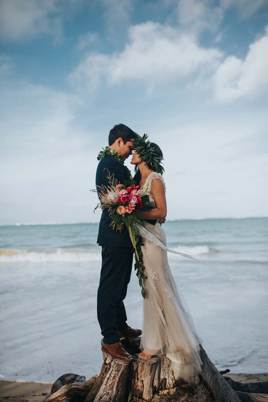 Waimanalo Beach Wedding | Robyn + Chris — For The Good Weddings and Events