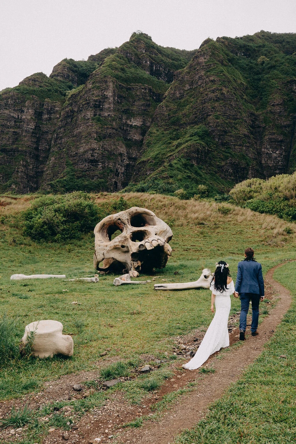 Classically Romantic Intimate Wedding at Kualoa Ranch