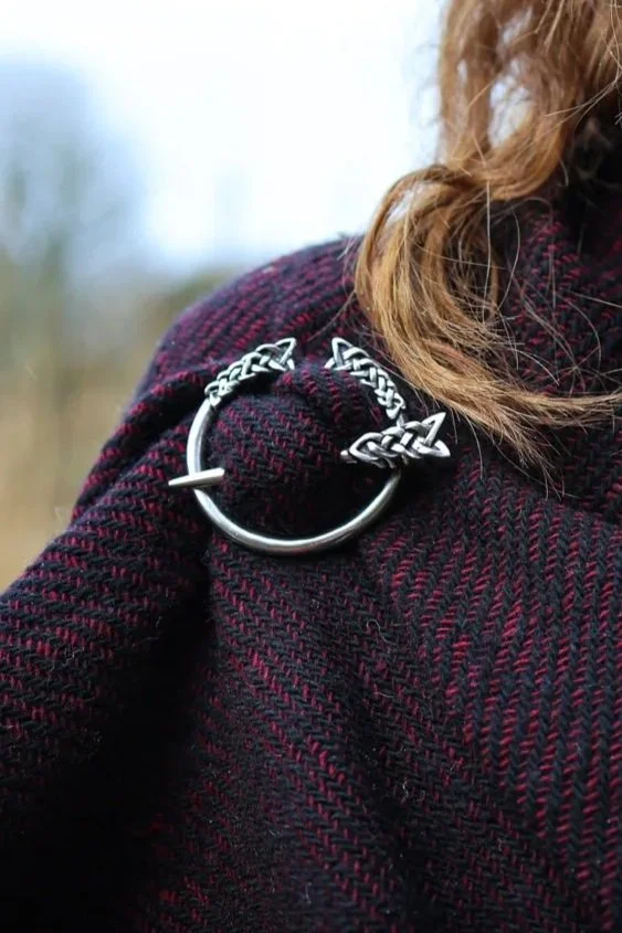 Celtic Trinity Knot Shawl Brooch