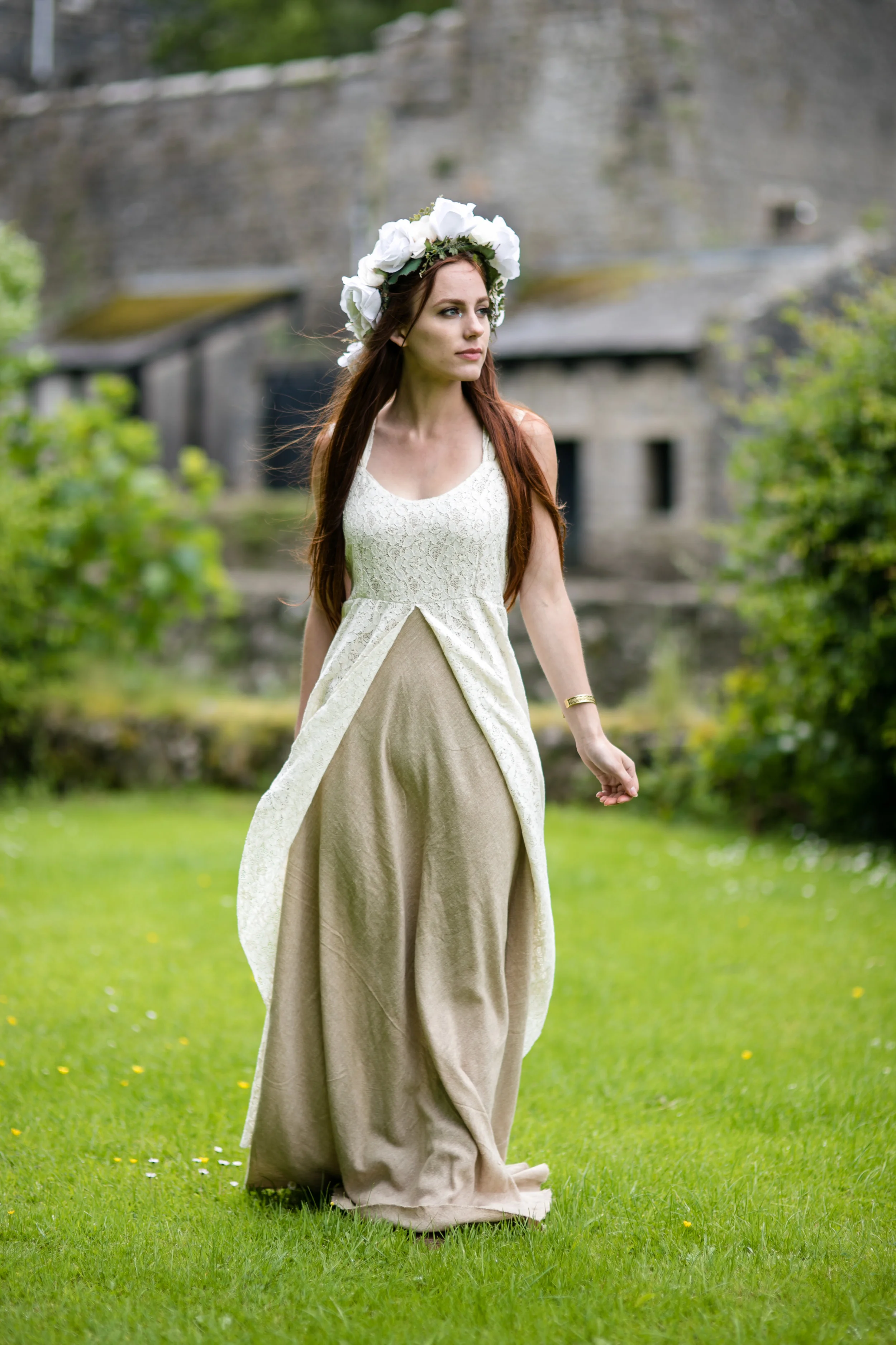 goddess wedding gown