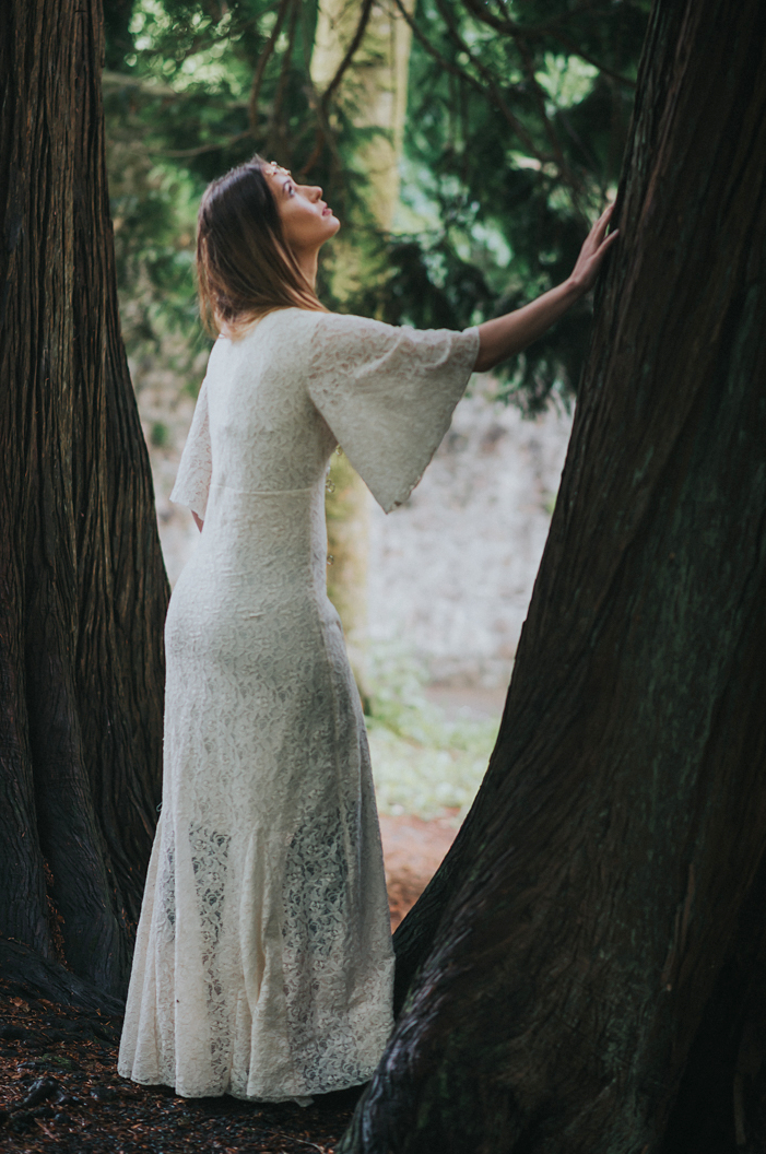 Plus Size Medieval Wedding Dresses Celtic Halloween Long Sleeve Lace  Appliques | eBay