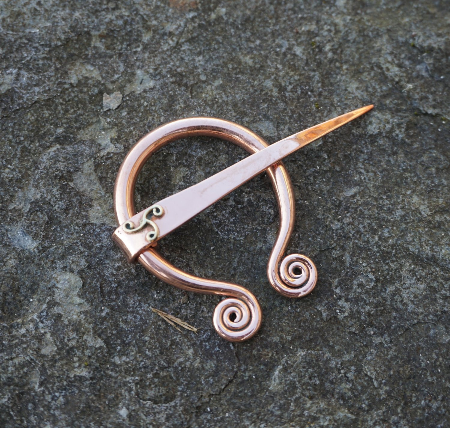 Copper Uisneach Brooch and Hand Woven Shawl — Celtic Fusion ~ Folklore  Clothing