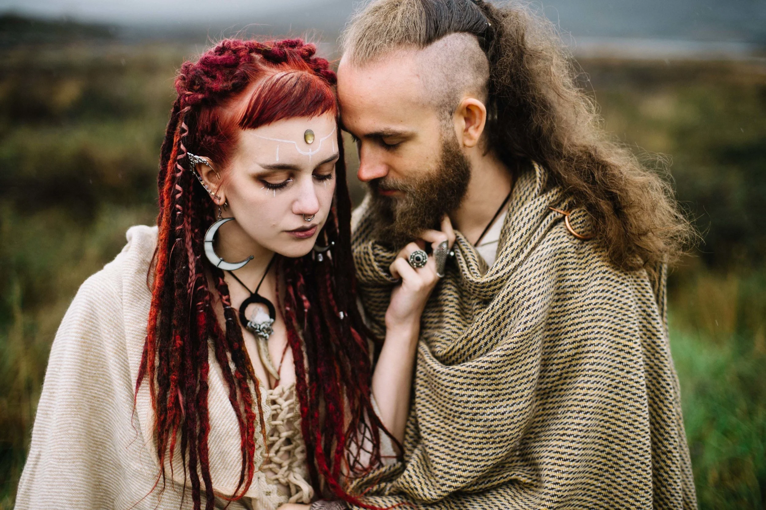 Manic Moth and Leon Balmes Modelling celtic Fusion Photography by Kate Bean Photography