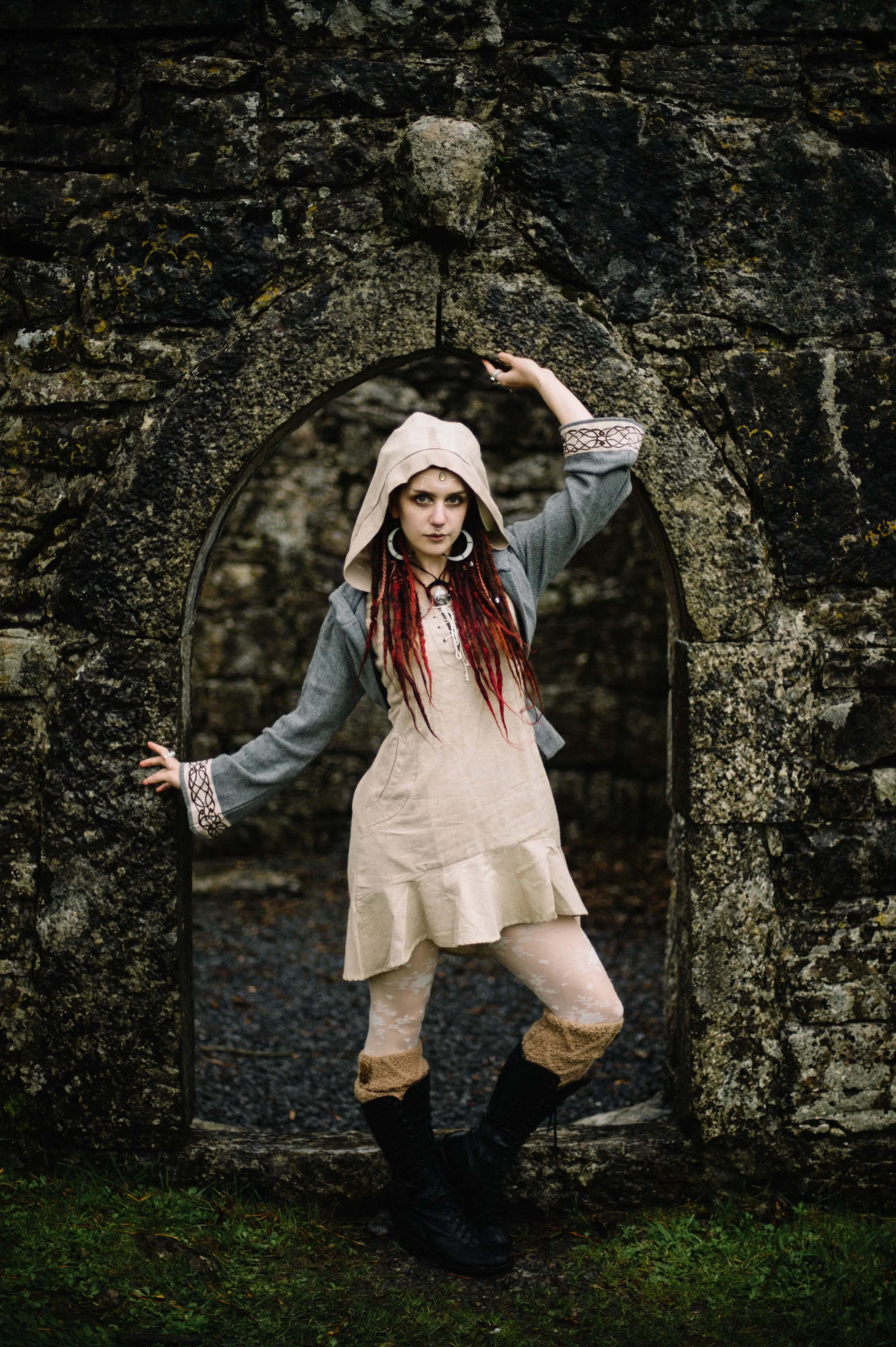 Styling celtic fusion folk style dress