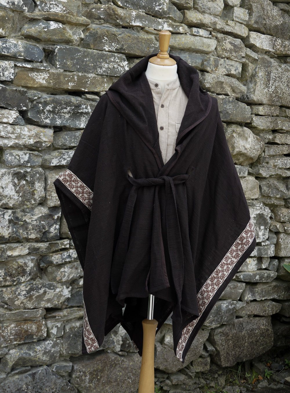 Viking Cloak - Women's Hooded Cotton Cloak - Viking Warrior