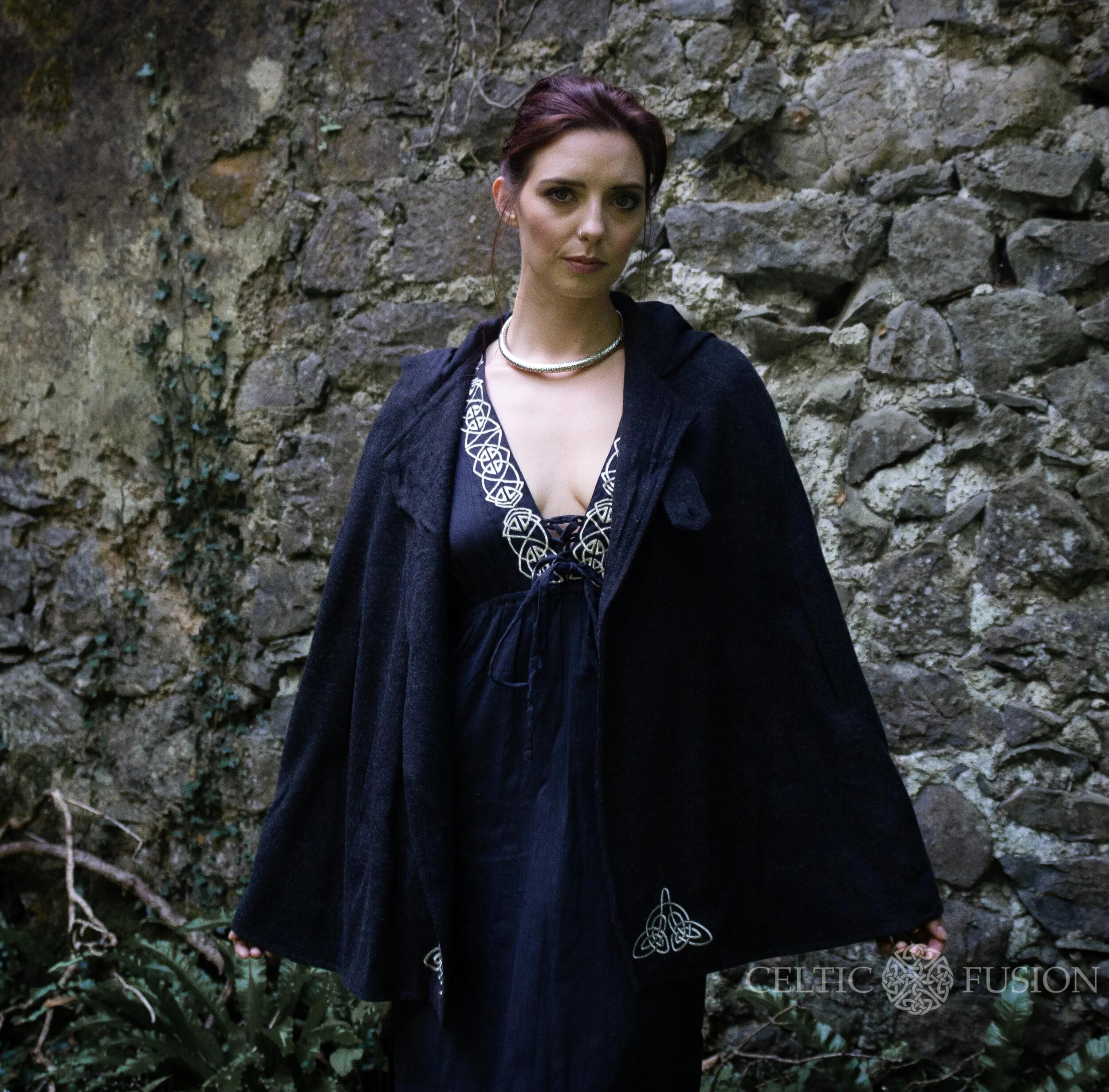 Druantia Cape. Winter Cloaks For Sale. Cloak Women — Celtic Fusion