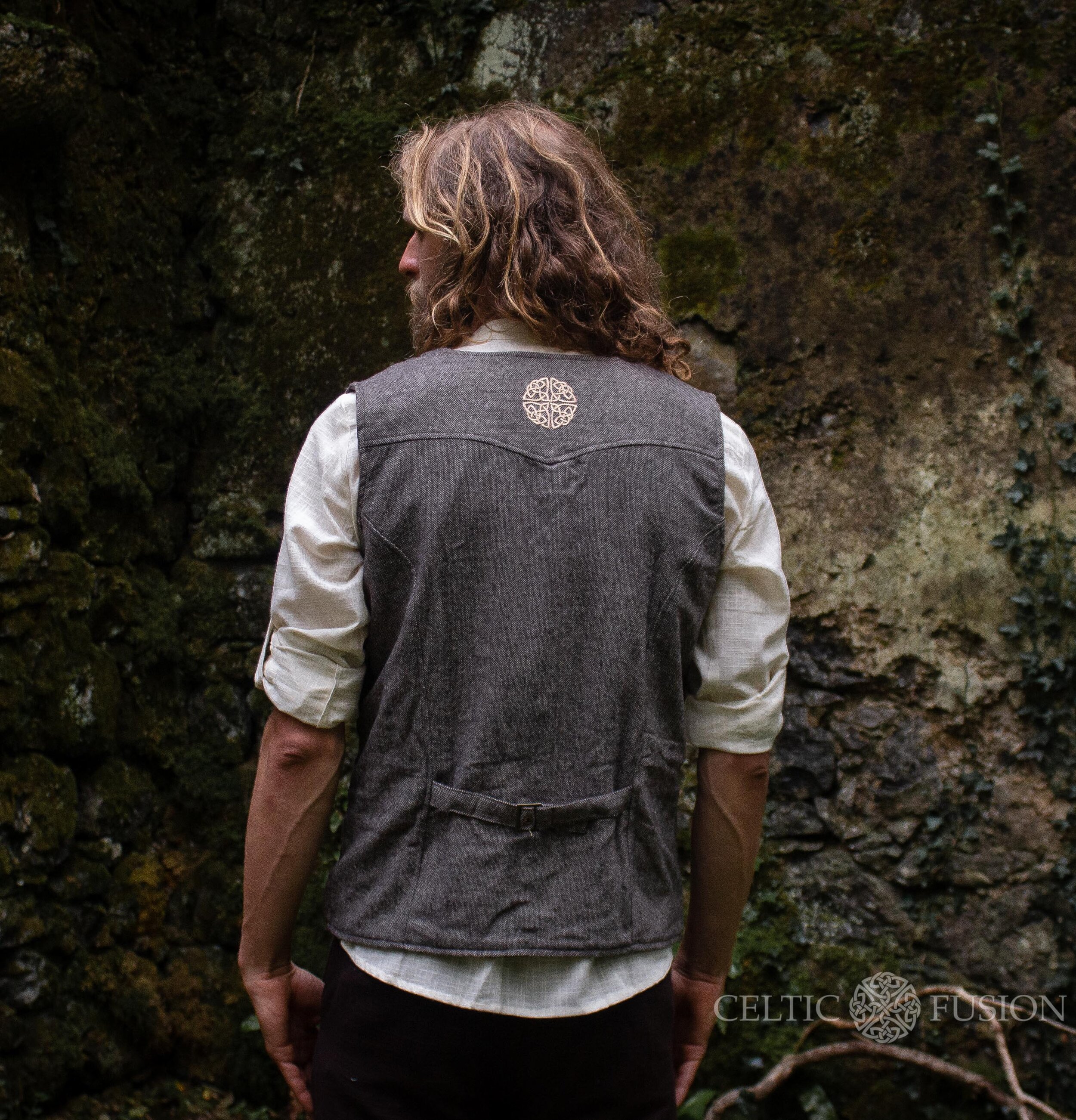 mens celtic wedding, celtic style, Mens viking wedding clothes, celtic shield symbol, celtic shield embroidery, tweed waistcoat, Mens irish clothing, Irish clothing men, mens irish wedding