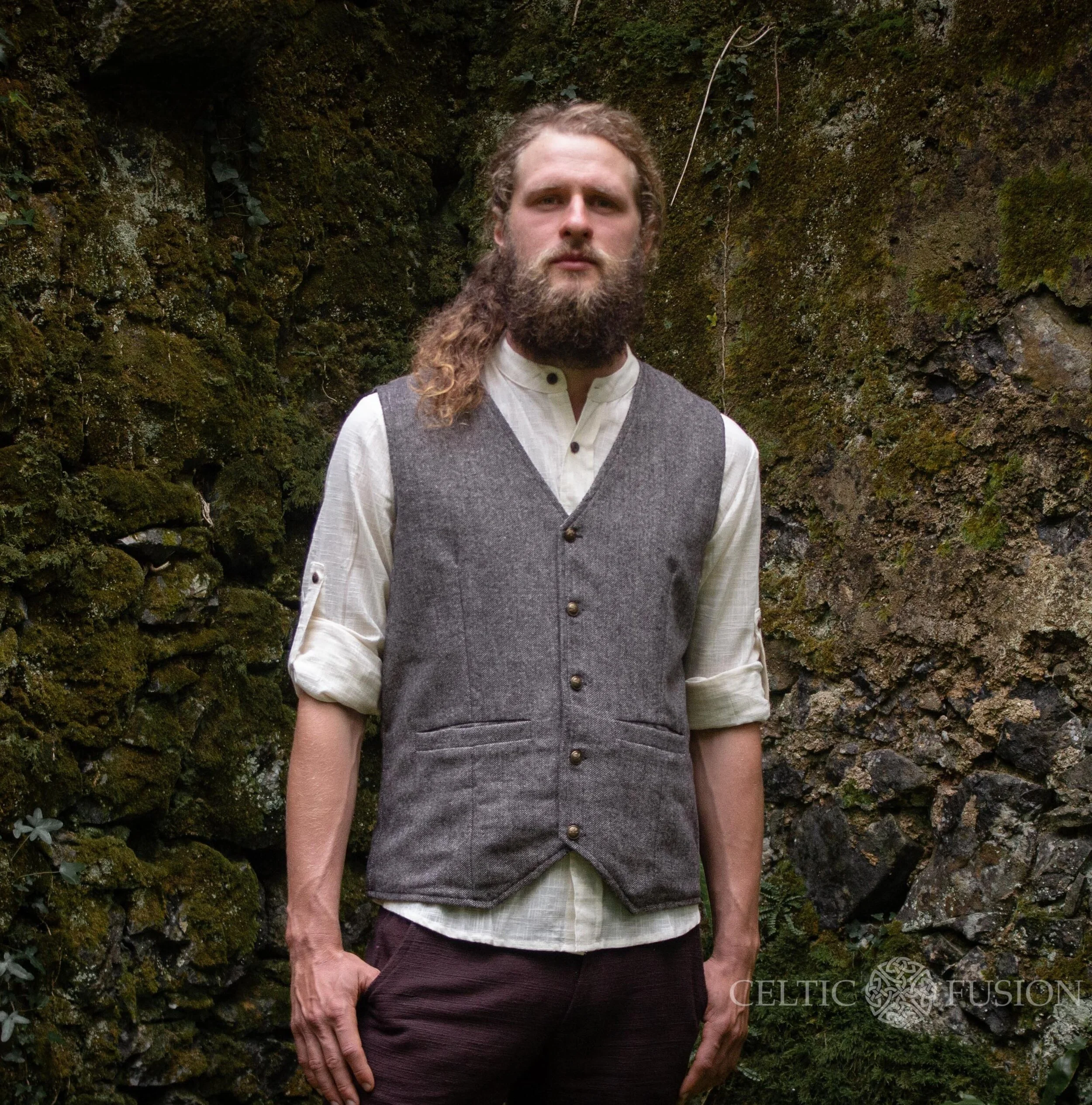 mens celtic wedding, celtic style, Mens viking wedding clothes, celtic shield symbol, celtic shield embroidery, tweed waistcoat, Mens irish clothing, Irish clothing men, mens irish wedding