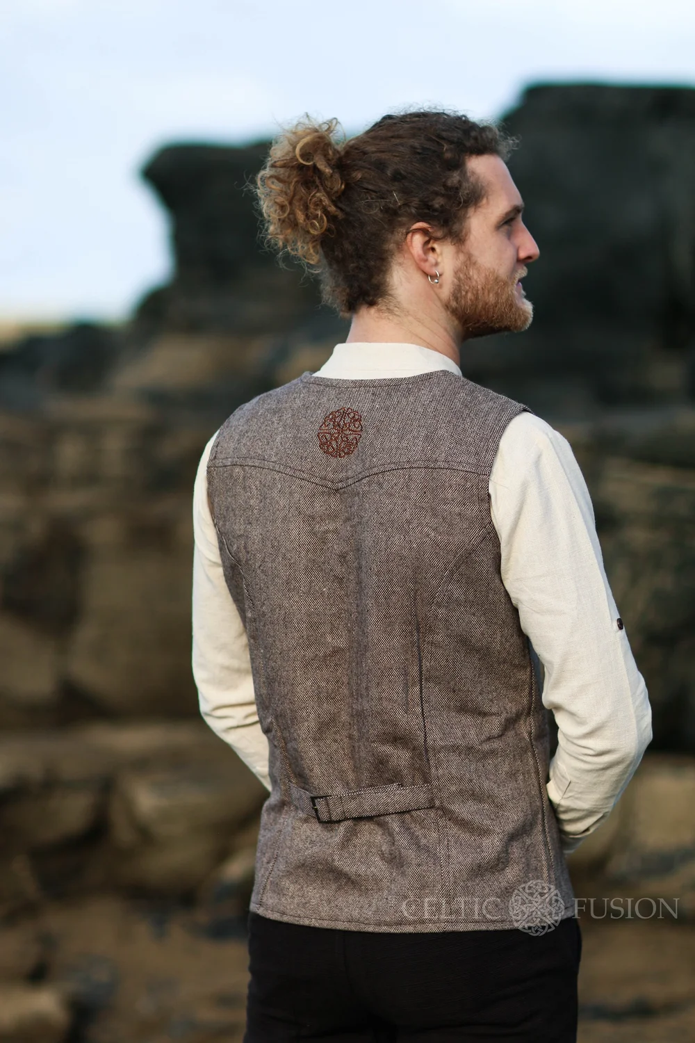 Mens Waistcoat. Celtic Vest — Celtic Fusion ~ Free Spirit ~ Pagan Clothing