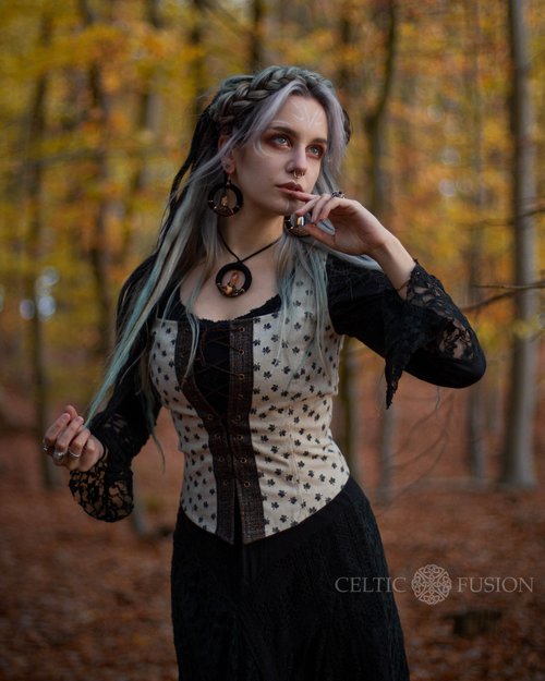 Brown Pagan Jacket — Celtic Fusion ~ Folklore Clothing