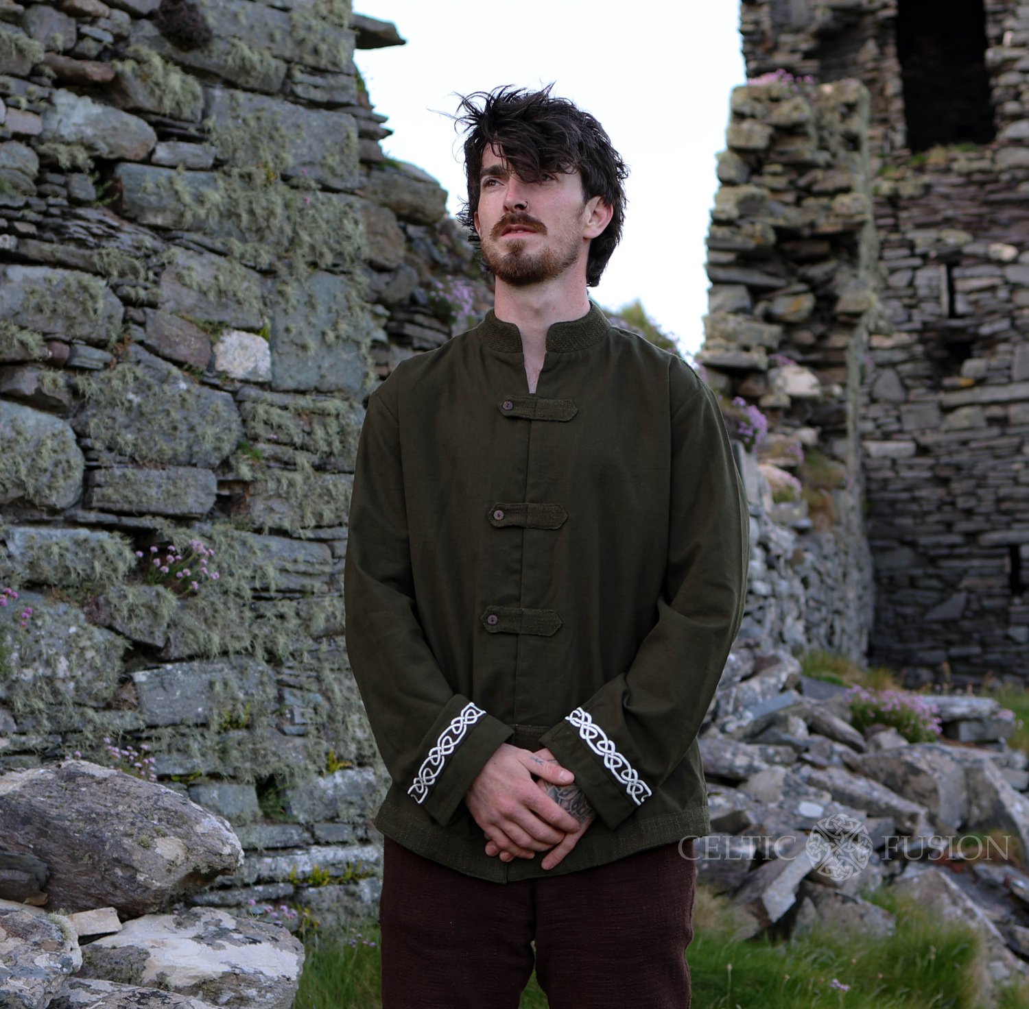 Celtic Shirt for men — Celtic Fusion ~ Folklore Clothing