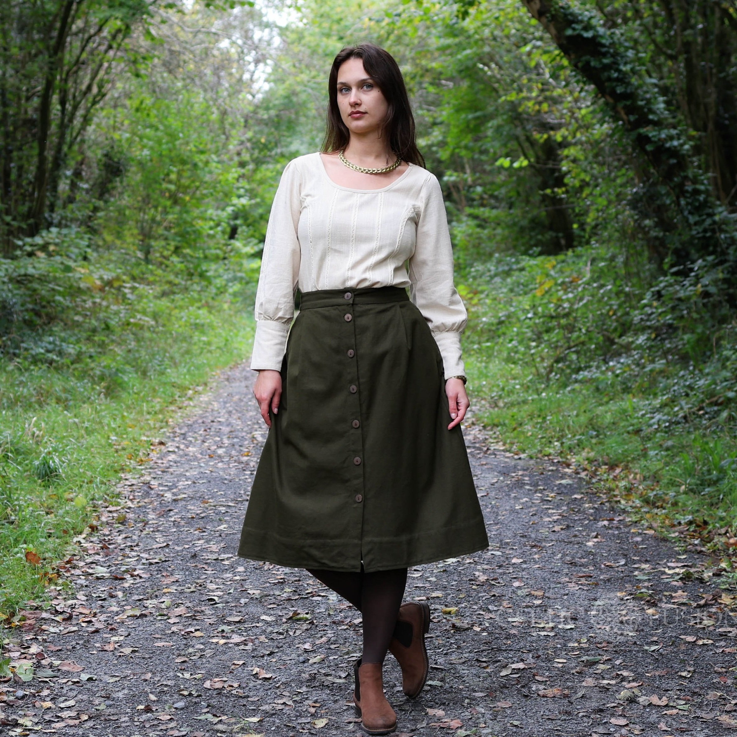 Bonnie Gothic Tartan Skirt. Pagan Skirt designs by Celtic Fusion ...
