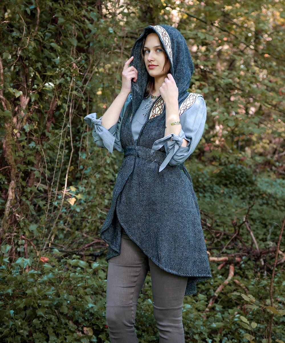 Rhiannon Sleeveless Cape. Winter Cloaks For Sale. Pagan Clothing by Celtic  Fusion — Celtic Fusion ~ Folklore Clothing