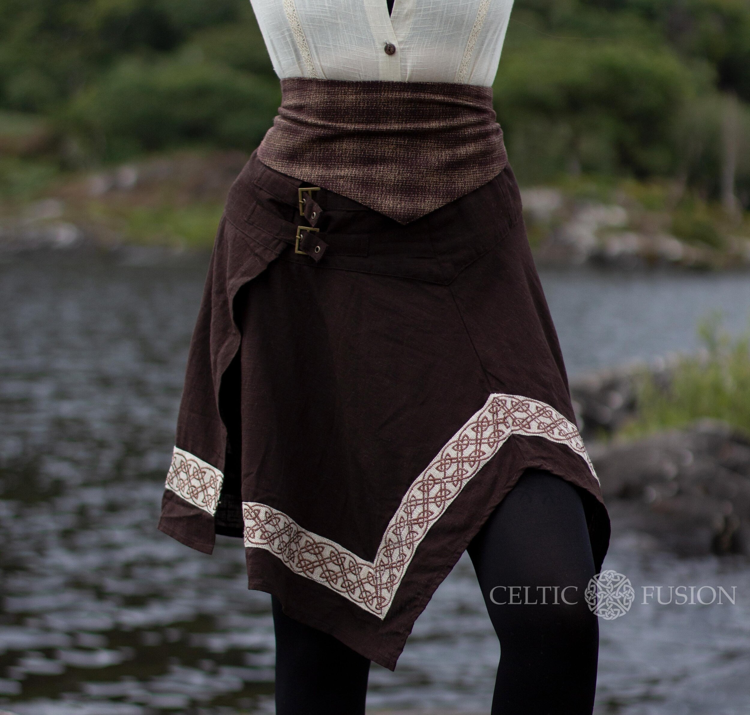 Pagan Clothing, Folk Style Clothing, Pagan Clothing Stores Online, Pagan Ritual Clothing, Norse Inspired Clothing, Medieval Viking Clothing, Easy Wrap Skirt, Pagan Skirt, Celtic Witch Clothing