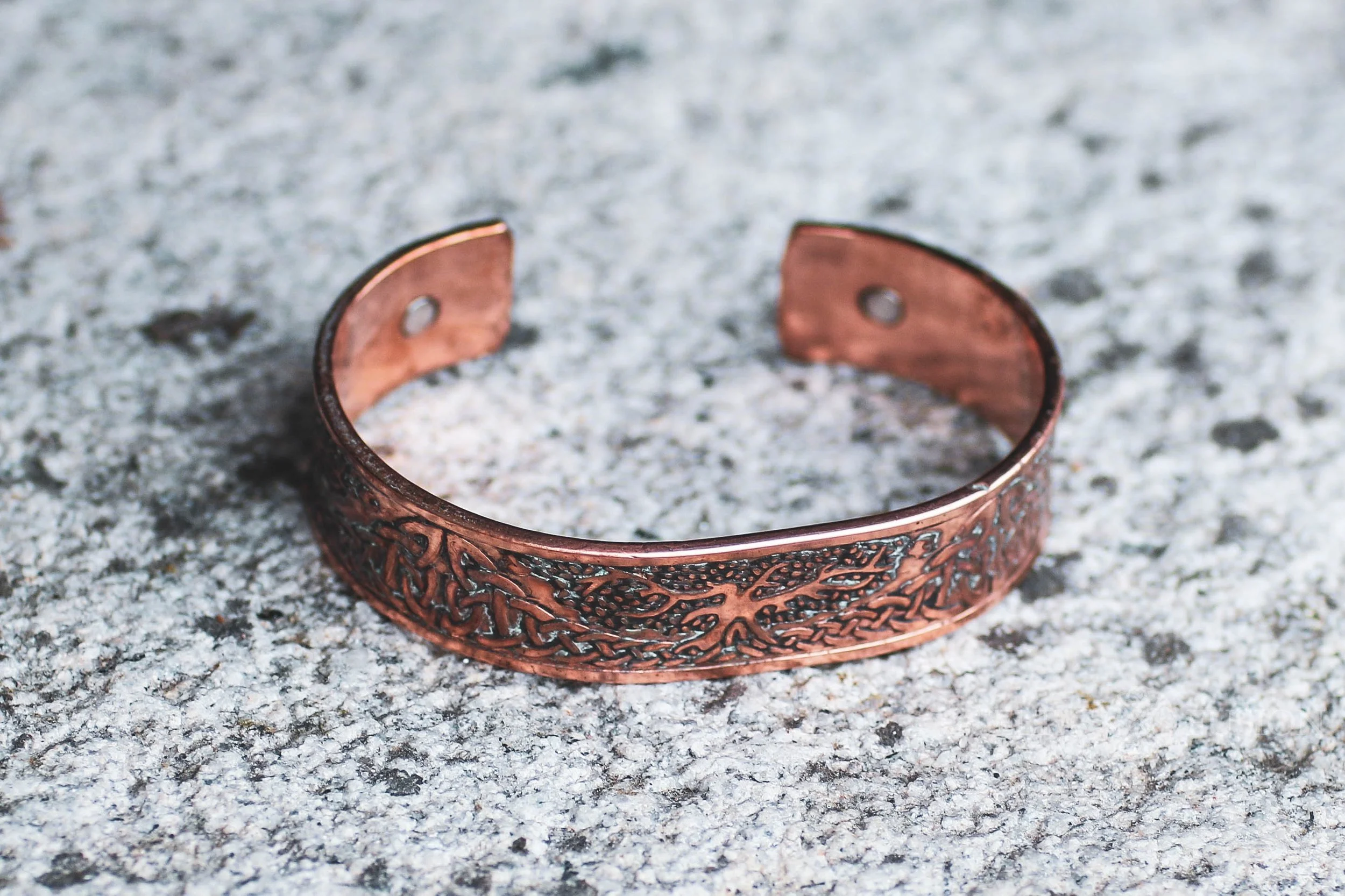 Handmade Mens Magnetic Bracelets Celtic Copper Magnetic Bracelets