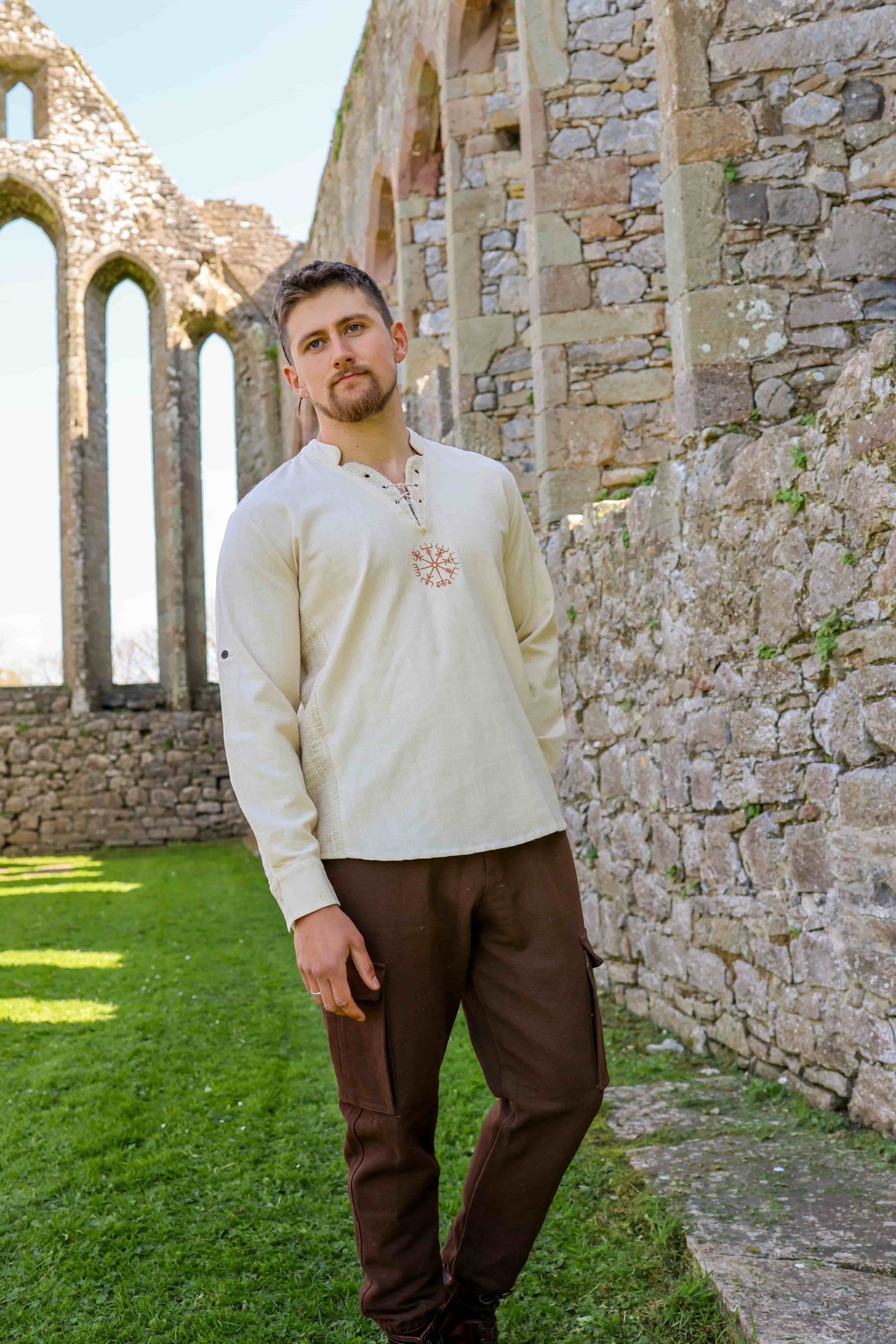 viking Shirt, celtic tunic, vegvisir symbol, celtic symbol, celtic outfit, celtic shirts, Mens viking wedding clothes, Mens celtic, Irish clothing men, Celtic Outfit, Celtic clothing