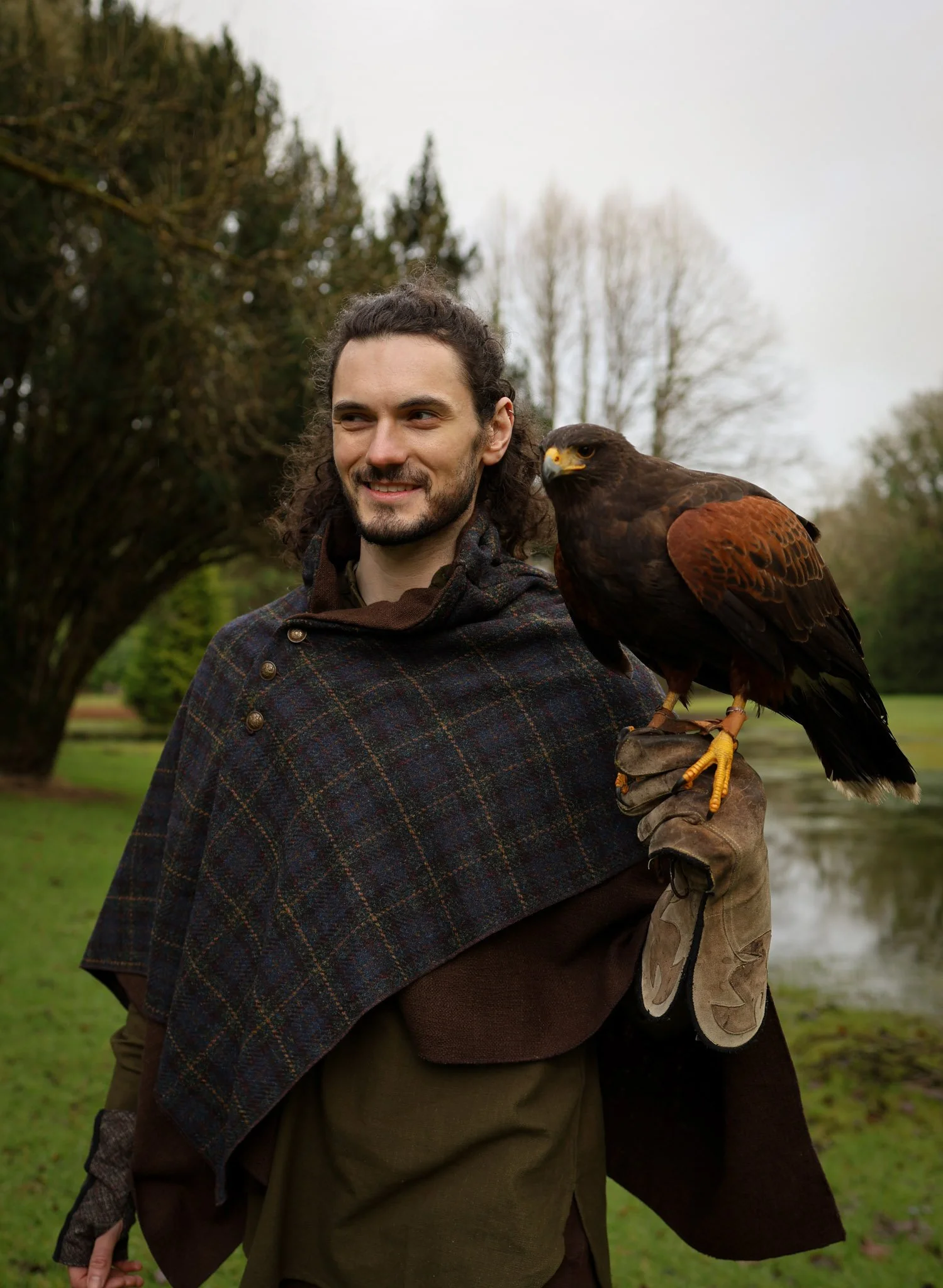 Outlander Cape, tweed cape, tweed cloak, tweed cape, Tartan poncho cape, tartan cloak, tartan tweed cape, celtic clothing, irish clothing store, pagan clothing