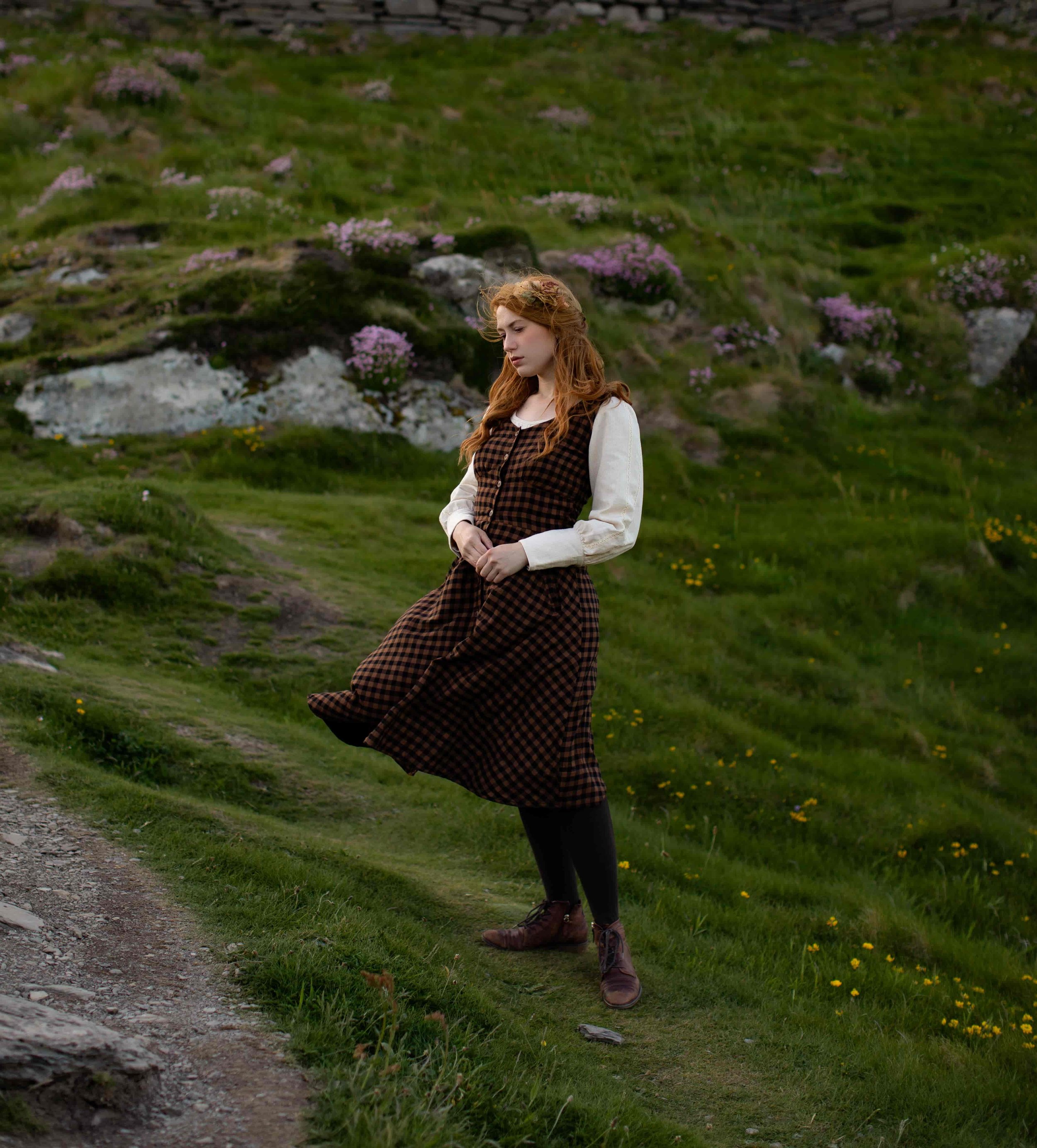 Cottagecore dress, Cottagecore clothing, Cottagecore style, Irish woman clothing, Irish womans clothing, celtic woman clothing, celtic clothing, Irish clothing online