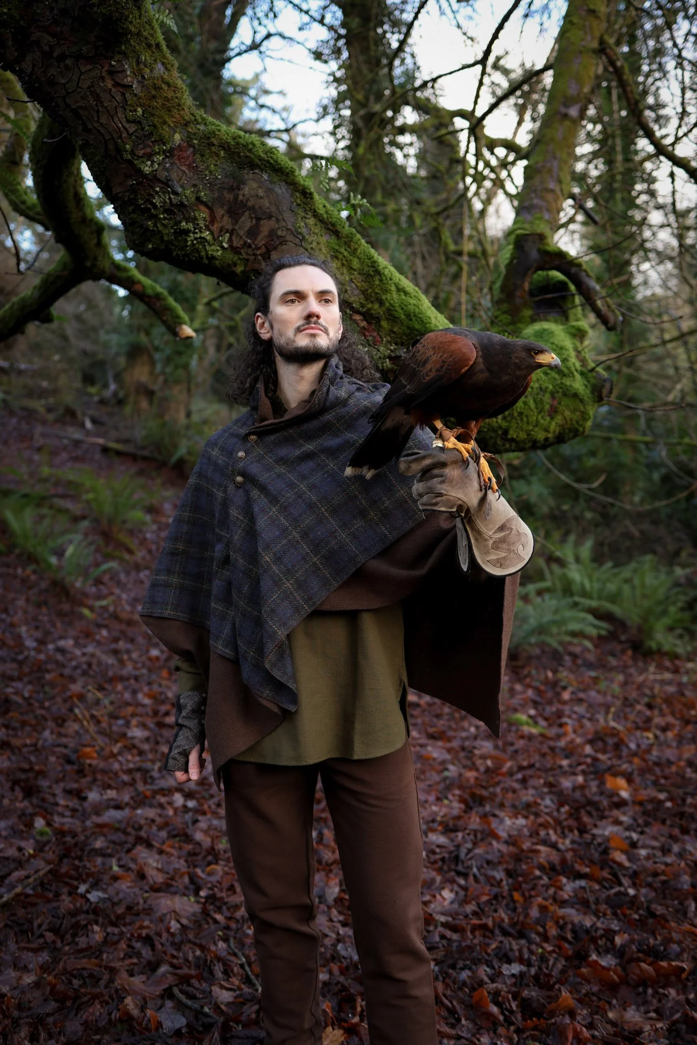 Outlander Cape, tweed cape, tweed cloak, tweed cape, Tartan poncho cape, tartan cloak, tartan tweed cape, celtic clothing, irish clothing store, pagan clothing