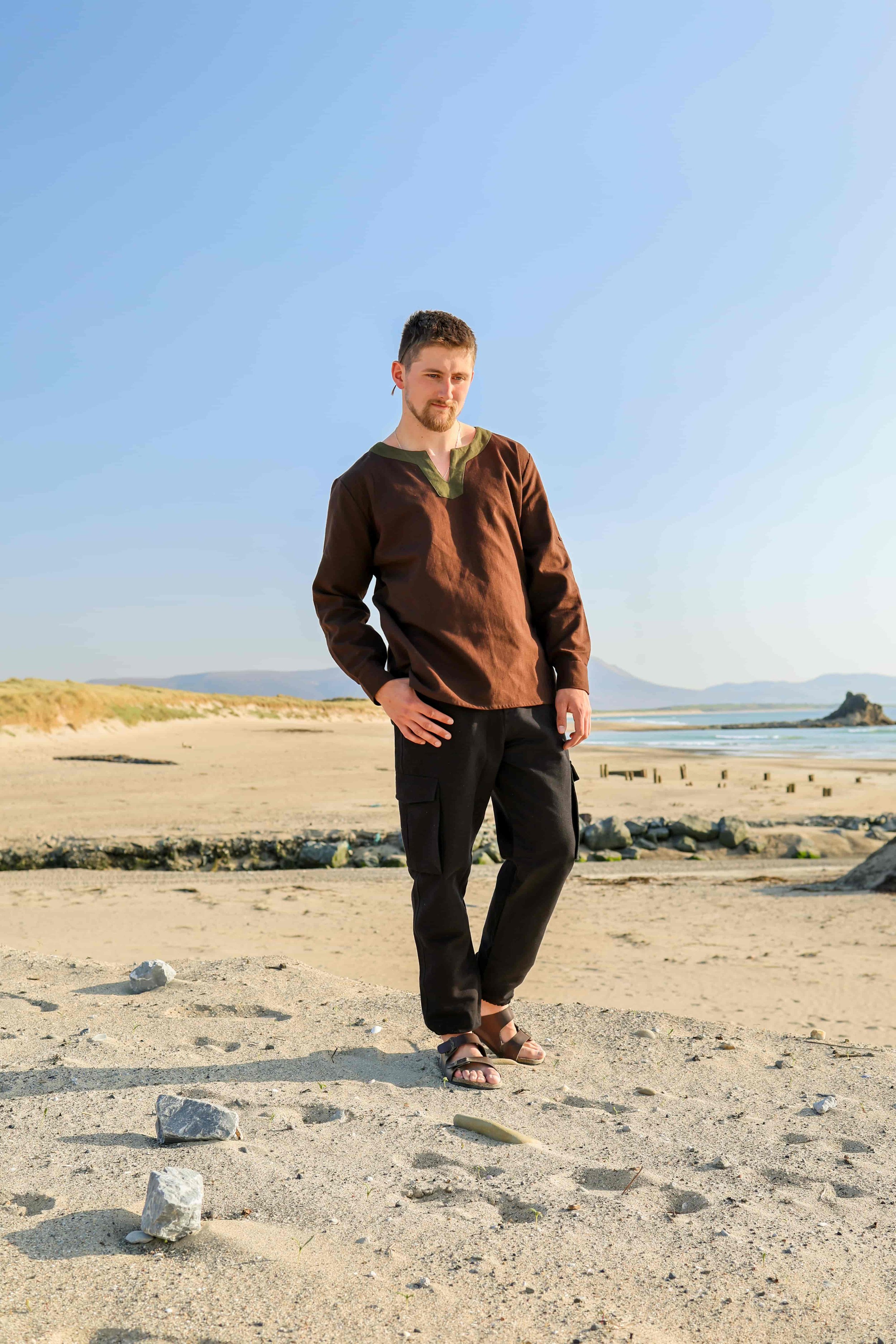 irish clothes for men, cottagecore outfits male, irish clothes for men, celtic men, loki cosplay, irish shirts, mens pagan clothing, medieval irish clothing