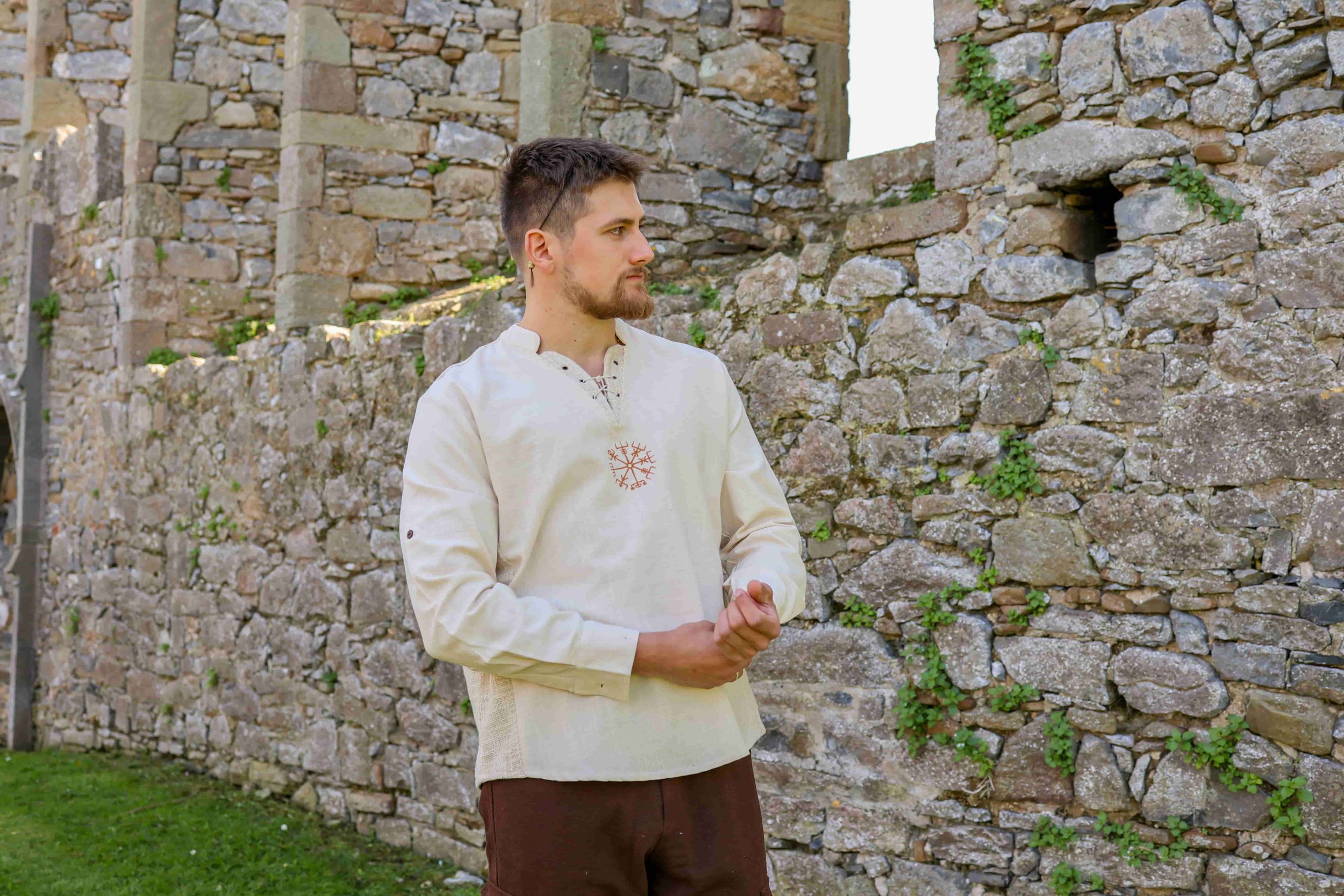 viking Shirt, celtic tunic, vegvisir symbol, celtic symbol, celtic outfit, celtic shirts, Mens viking wedding clothes, Mens celtic, Irish clothing men, Celtic Outfit, Celtic clothing