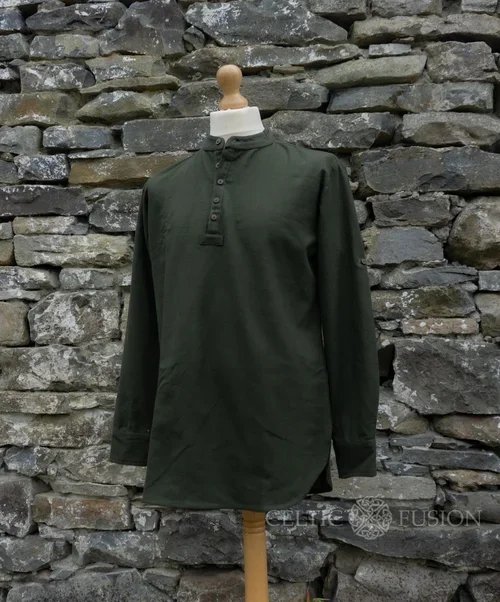 Men's grandad shirts, collarless dress shirts for men, men's collarless shirt, men's irish clothing, Irish grandfather shirt, collarless shirts for men